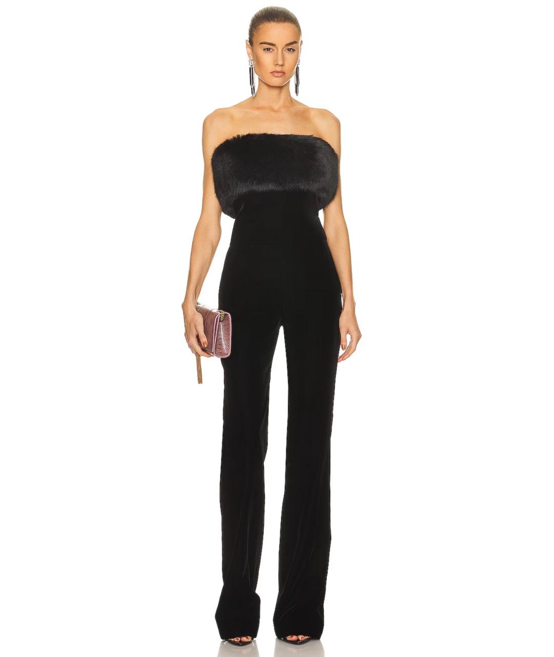 SAINT LAURENT Черный комбинезон, фото 2