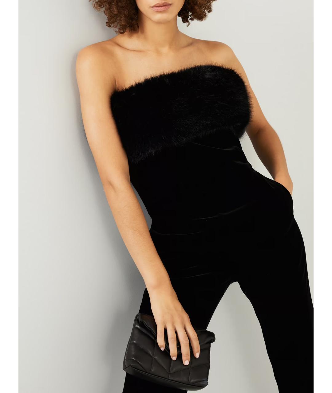 SAINT LAURENT Черный комбинезон, фото 8