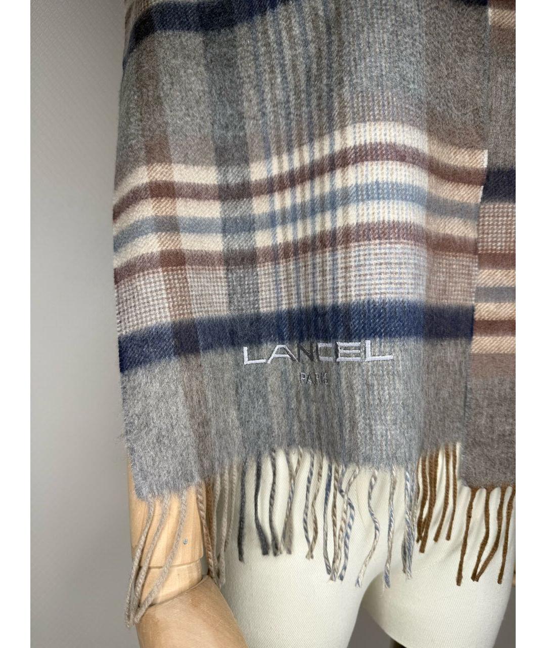 LANCEL Мульти кашемировый шарф, фото 6