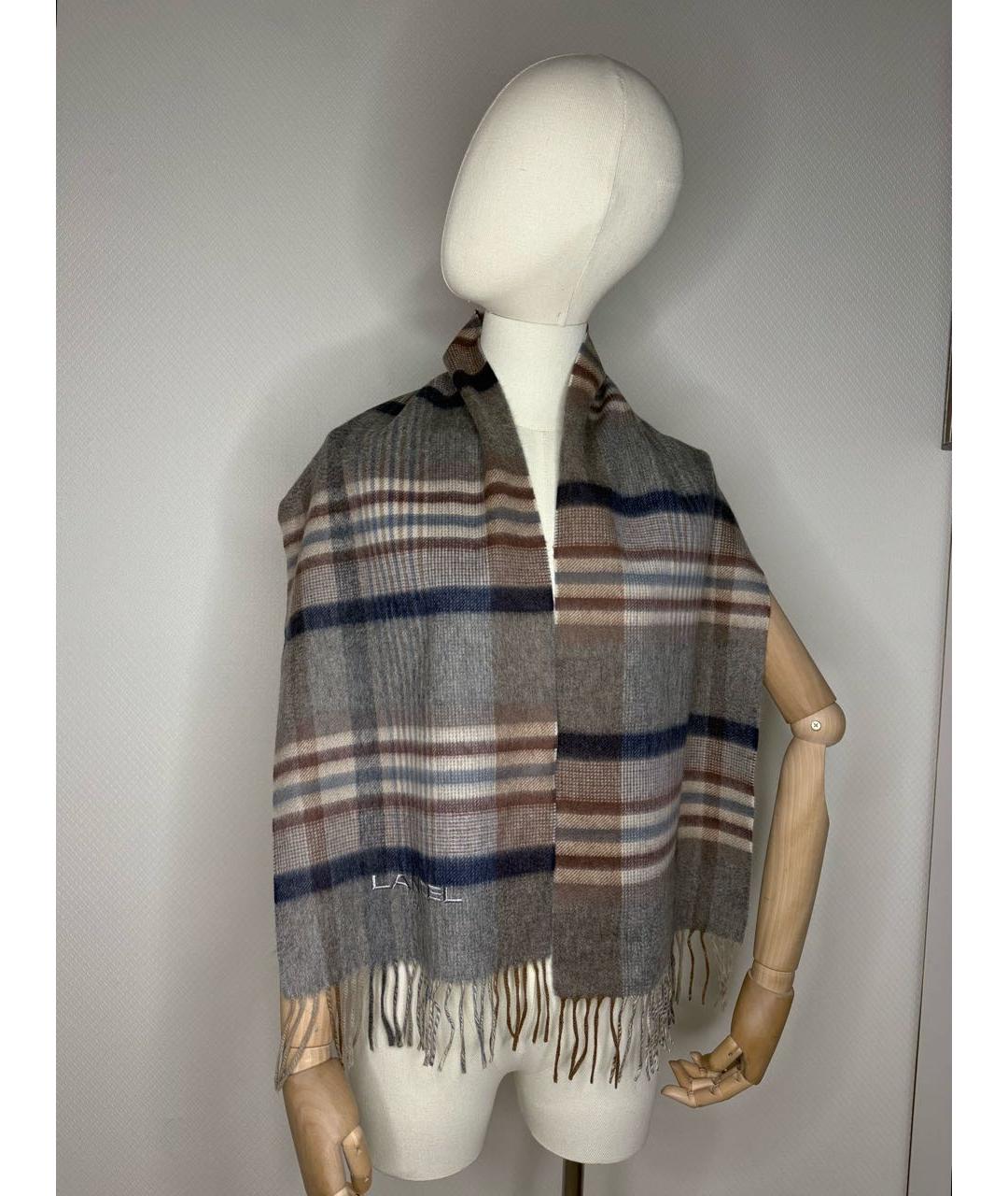 LANCEL Мульти кашемировый шарф, фото 5