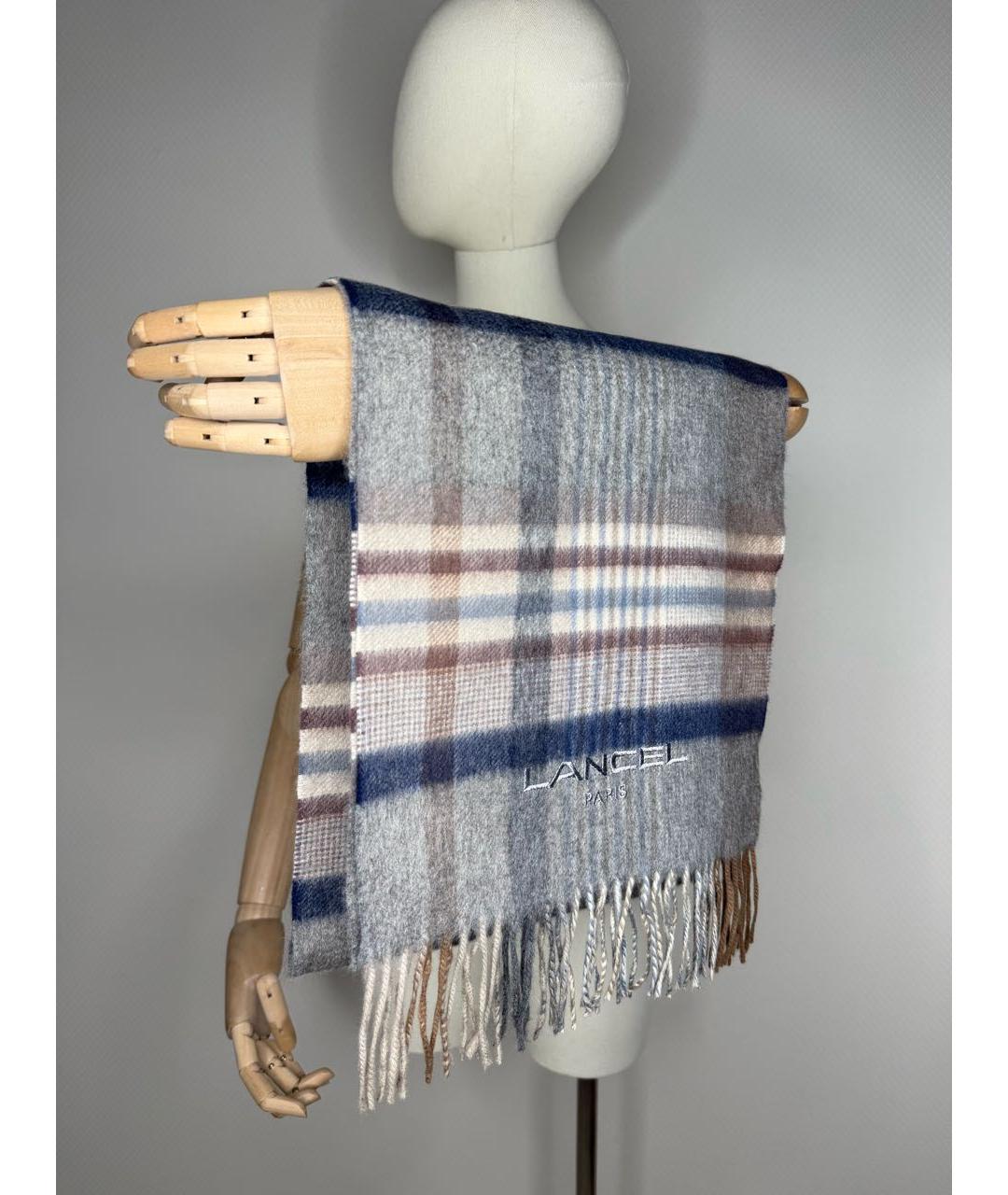 LANCEL Мульти кашемировый шарф, фото 7