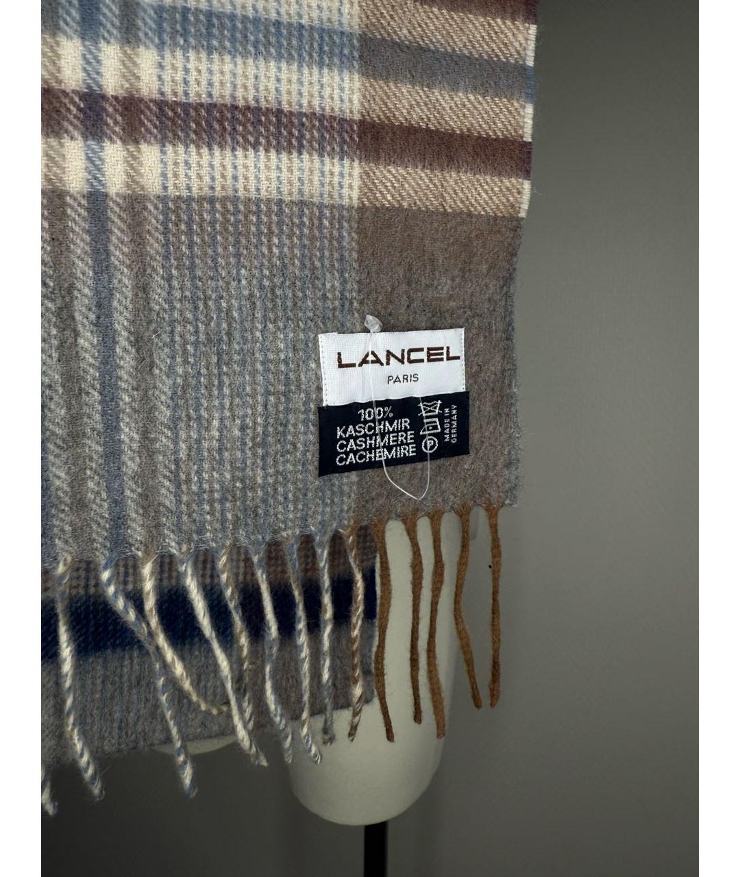 LANCEL Мульти кашемировый шарф, фото 3