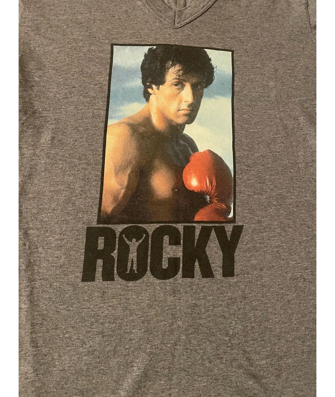 DOLCE&GABBANA Серая хлопковая футболка, фото 3