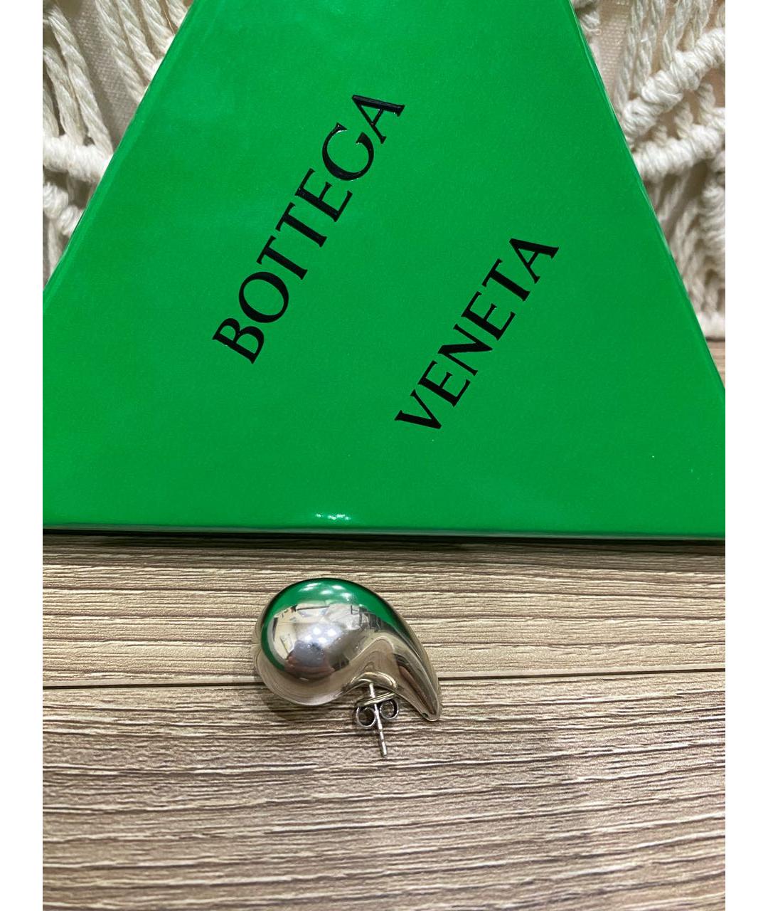 BOTTEGA VENETA Серебряные серебряные серьги, фото 3