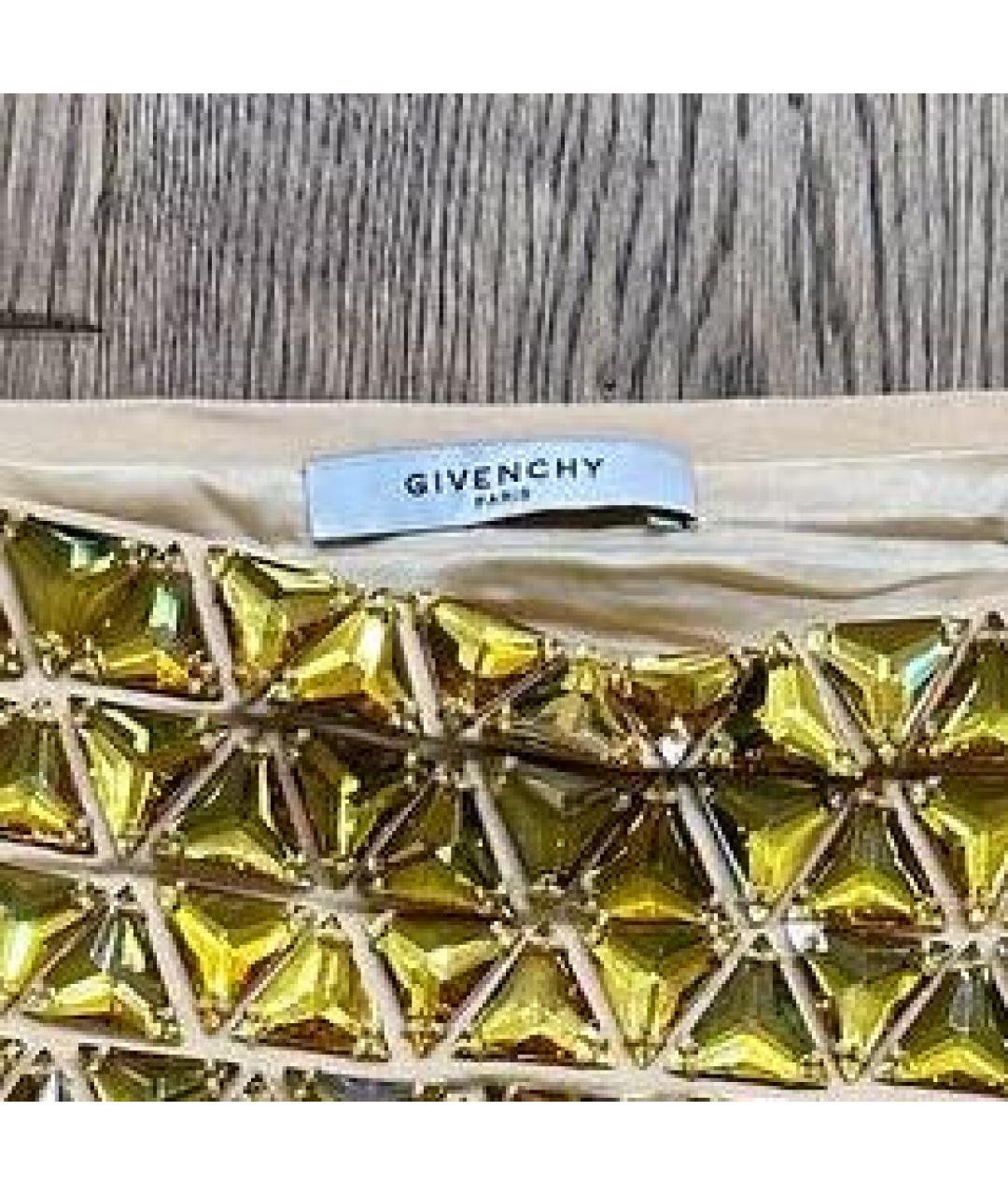 GIVENCHY Желтая юбка мини, фото 3