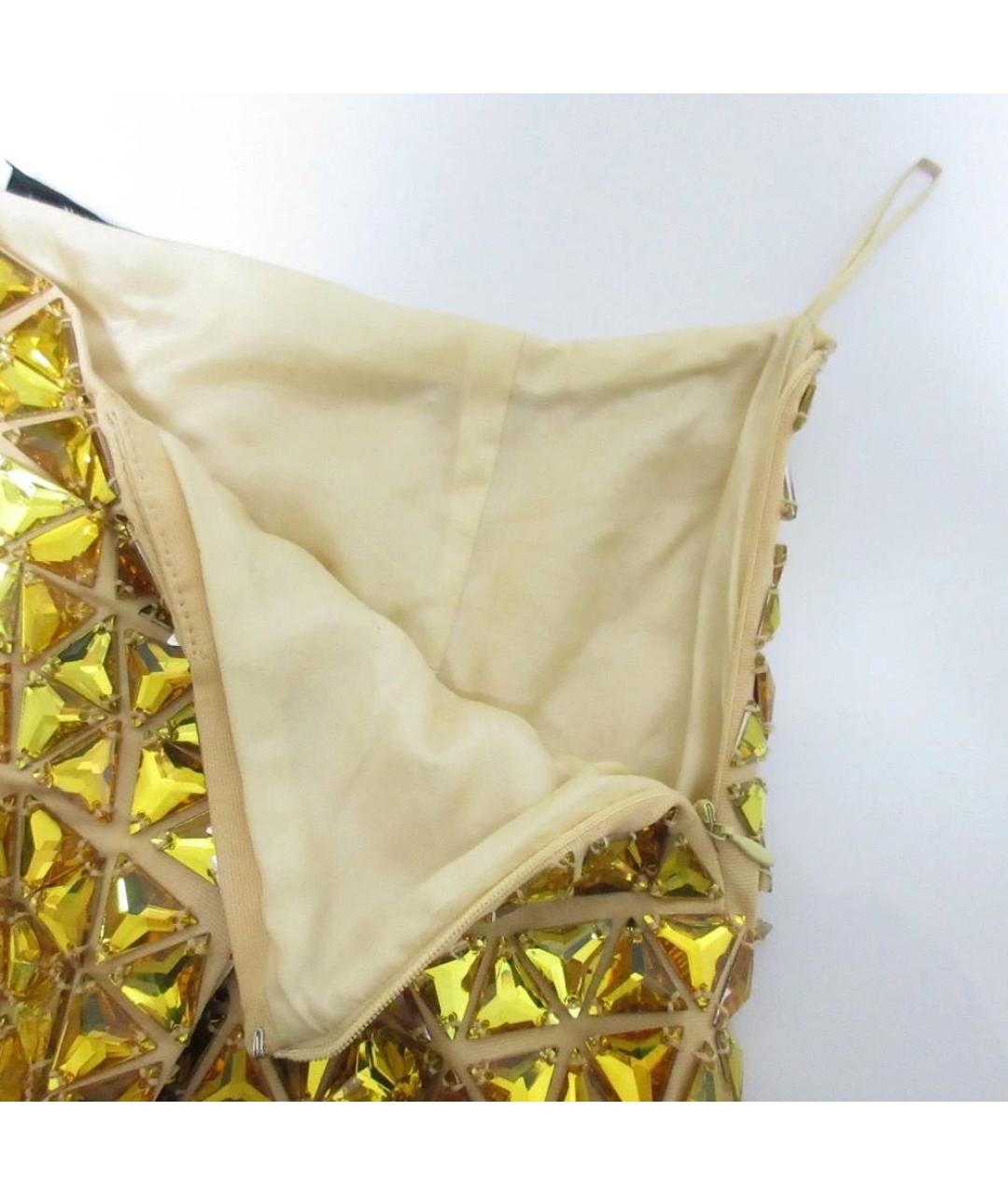 GIVENCHY Желтая юбка мини, фото 7