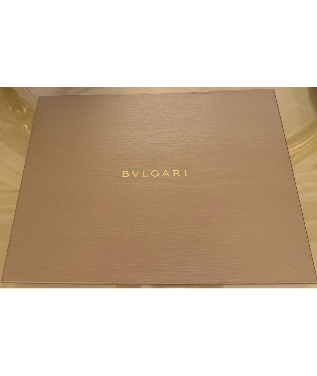 BVLGARI Красный шерстяной шарф, фото 4