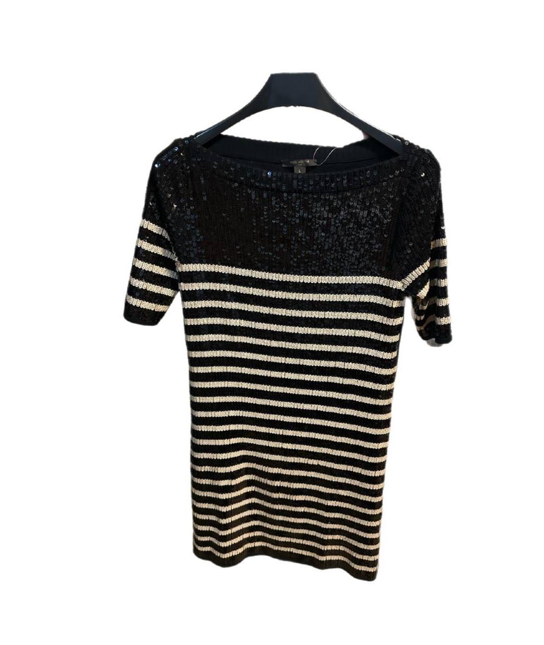 LOUIS VUITTON Черное шерстяное повседневное платье, фото 5