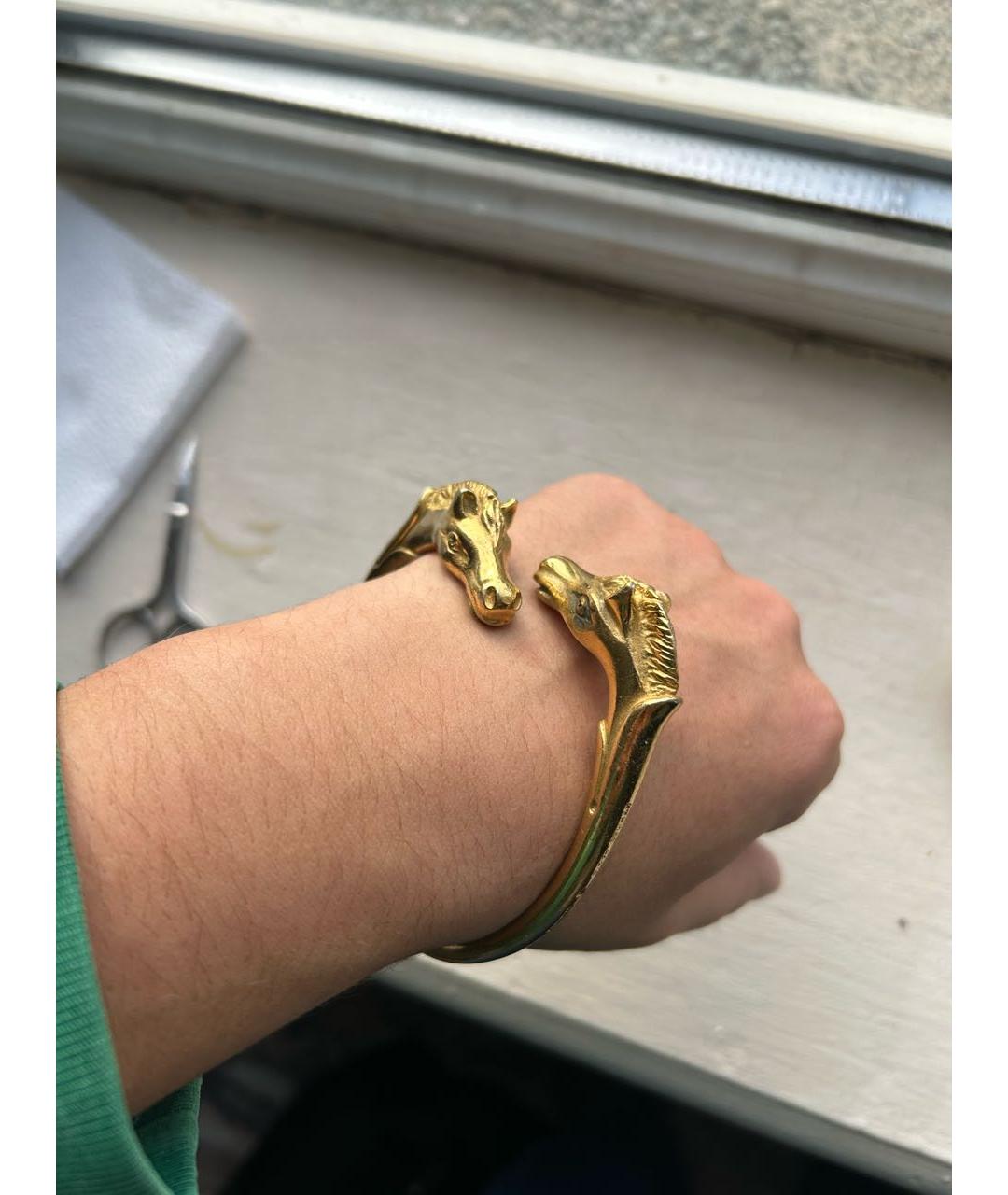 HERMES Золотой браслет, фото 6