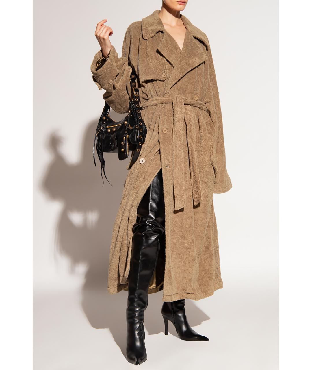 BALENCIAGA Бежевое пальто, фото 5