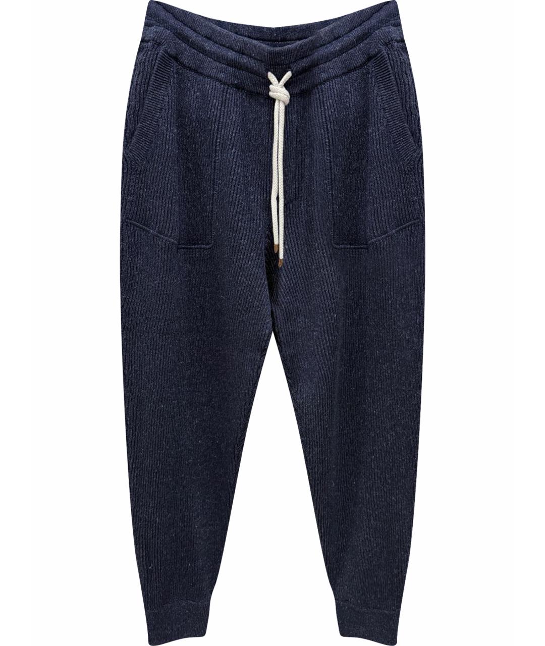 BRUNELLO CUCINELLI Синий хлопковый спортивный костюм, фото 1