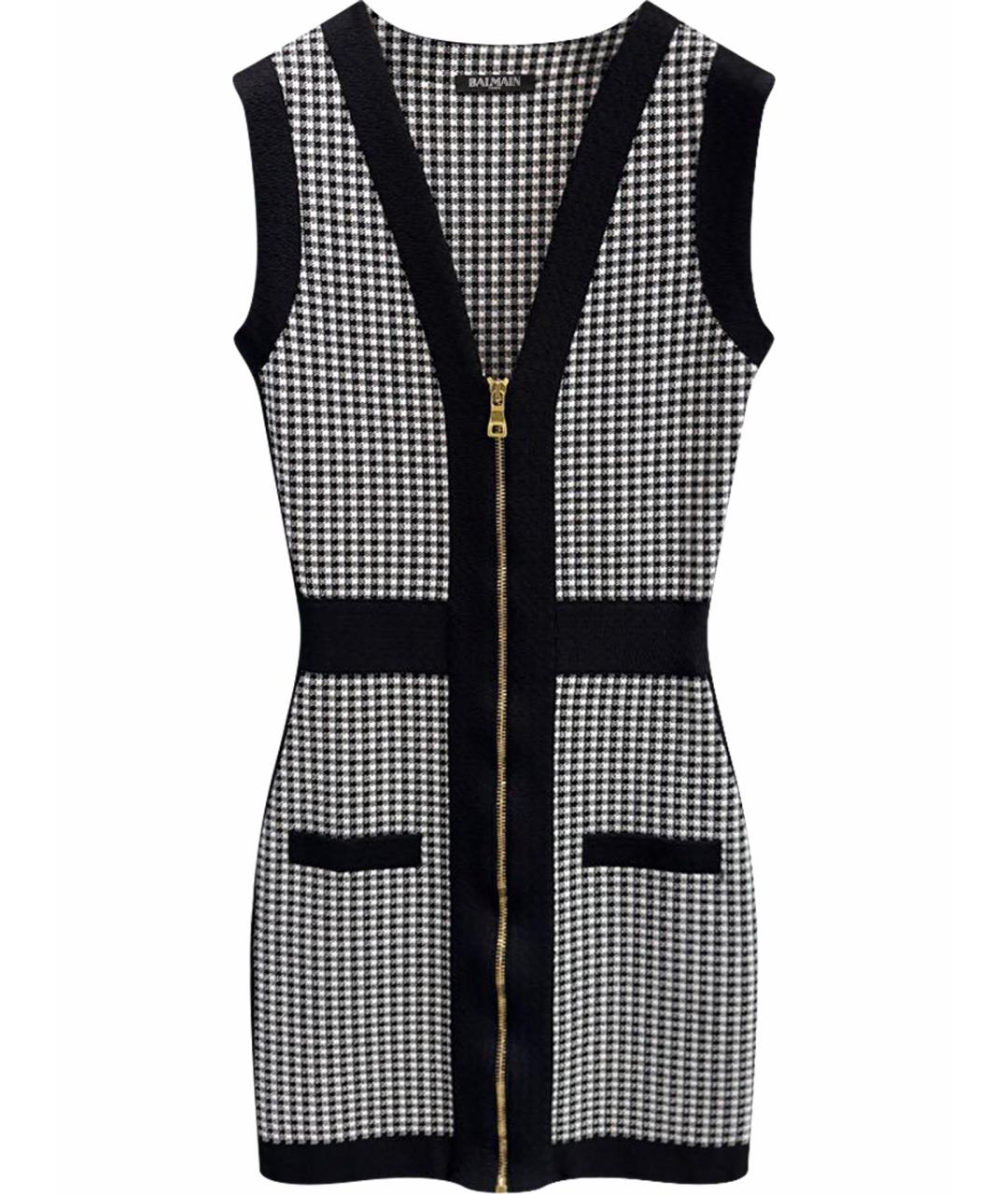 BALMAIN Мульти хлопковое повседневное платье, фото 1