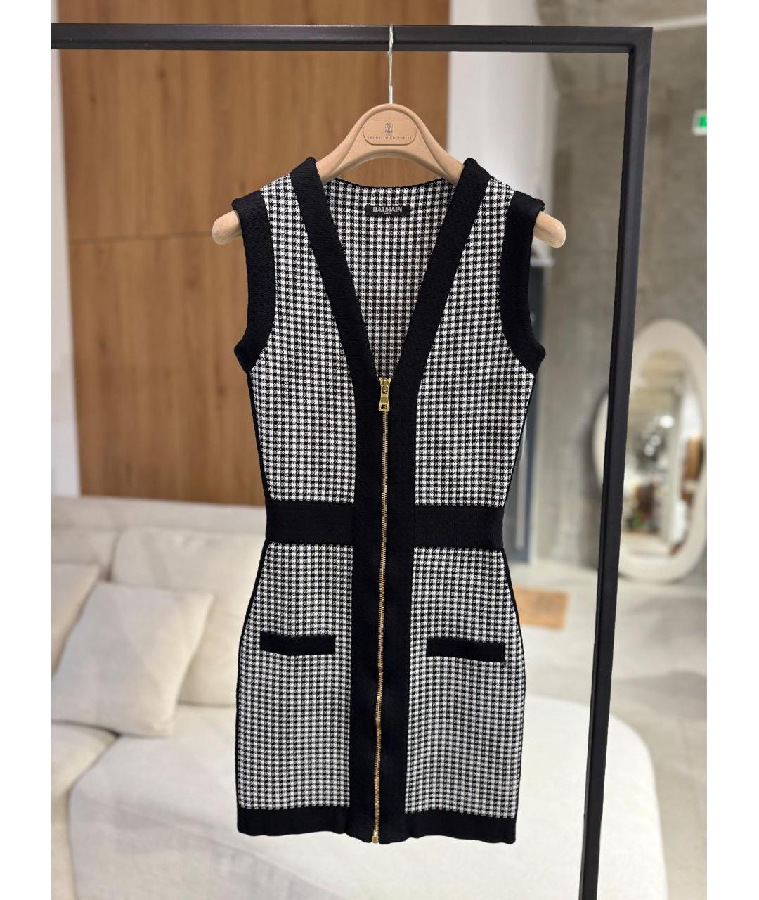 BALMAIN Мульти хлопковое повседневное платье, фото 2