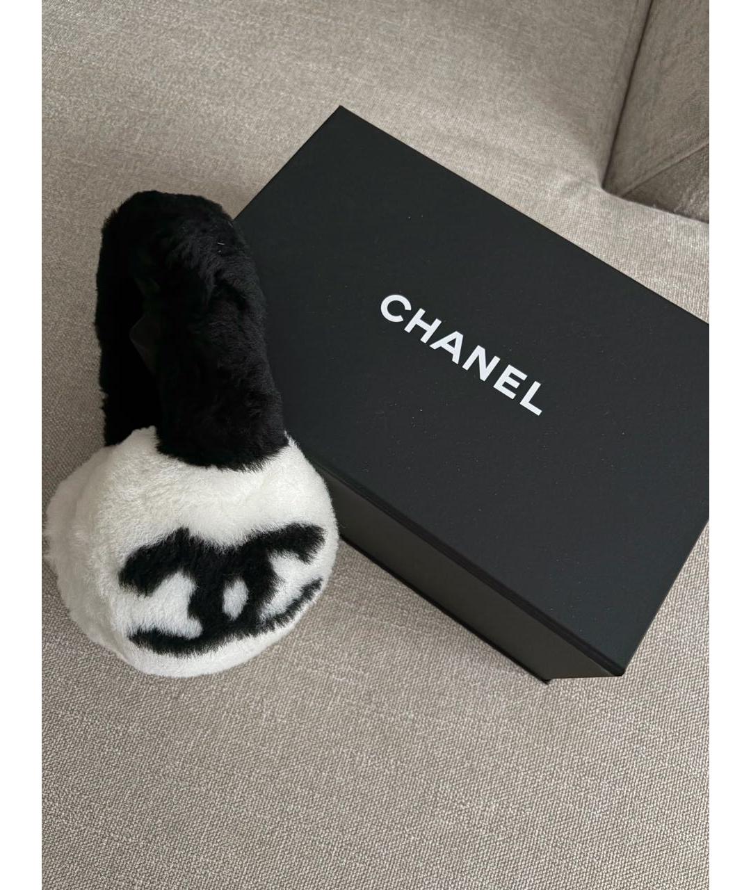 CHANEL Белая повязка на голову, фото 3