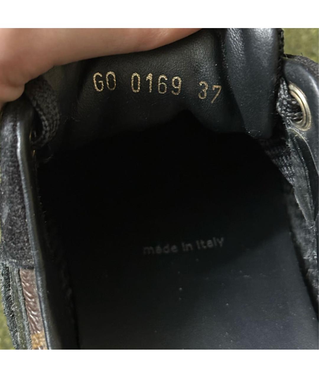 LOUIS VUITTON Черные кроссовки, фото 6