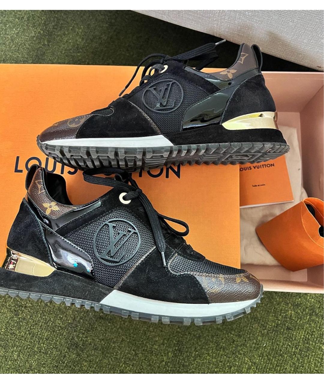 LOUIS VUITTON Черные кроссовки, фото 8