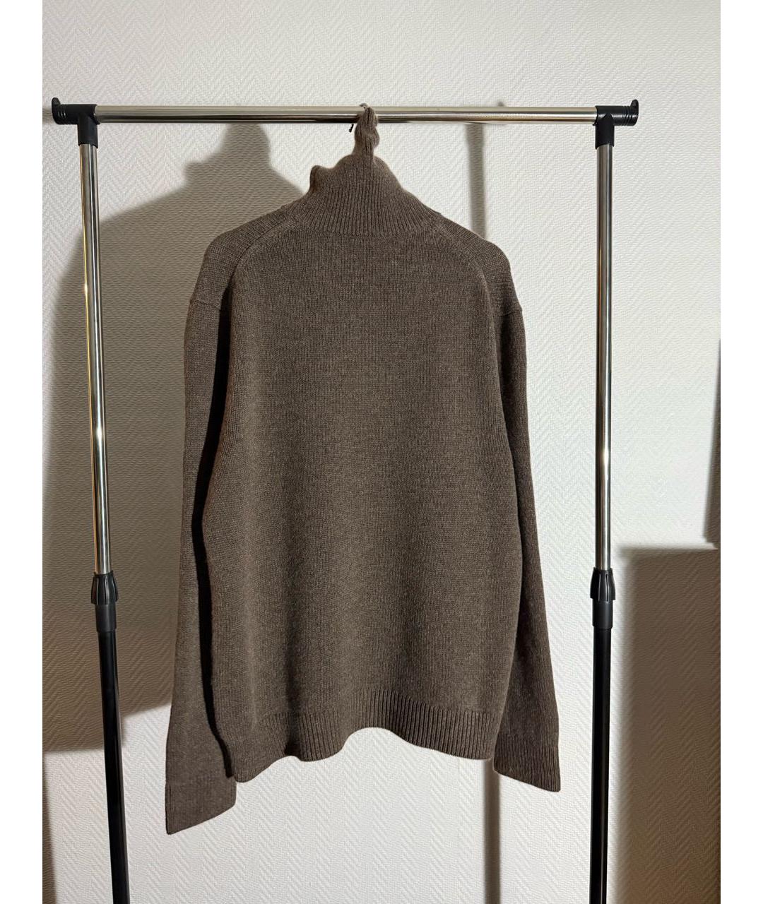 12 STOREEZ Коричневый кашемировый джемпер / свитер, фото 4