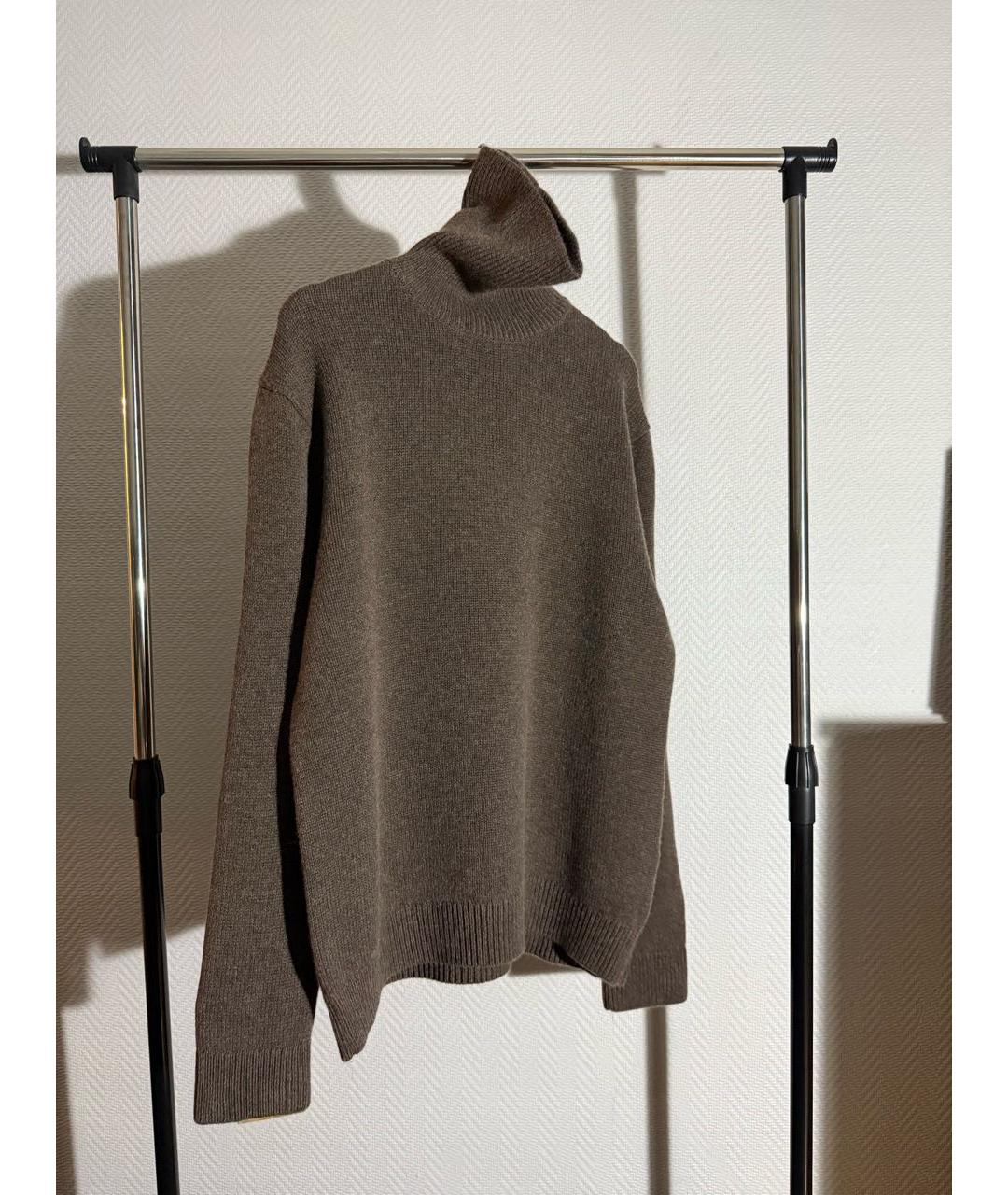 12 STOREEZ Коричневый кашемировый джемпер / свитер, фото 3