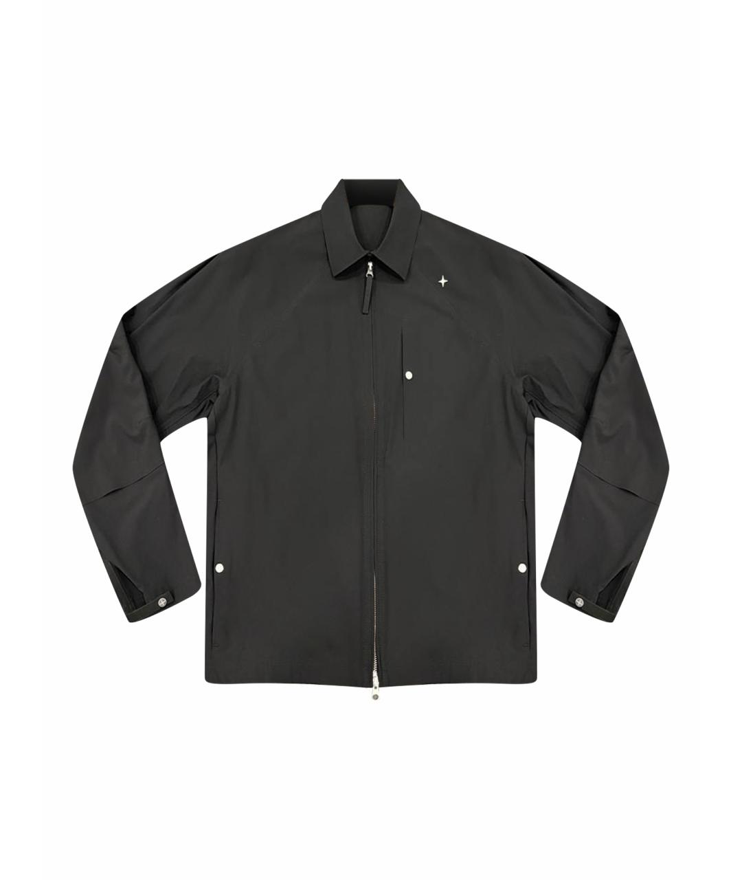 STONE ISLAND Черная полиамидовая куртка, фото 1