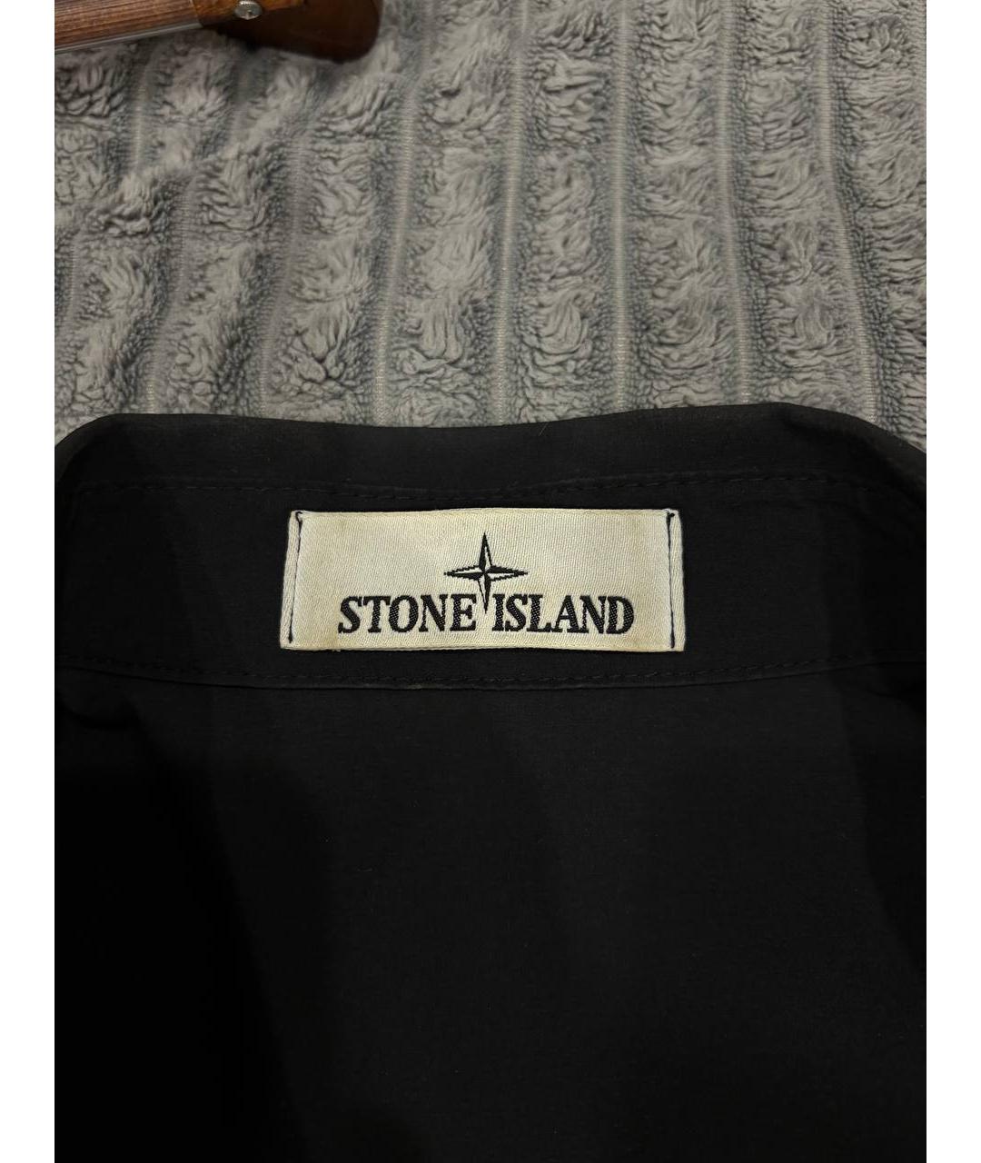 STONE ISLAND Черная полиамидовая куртка, фото 4
