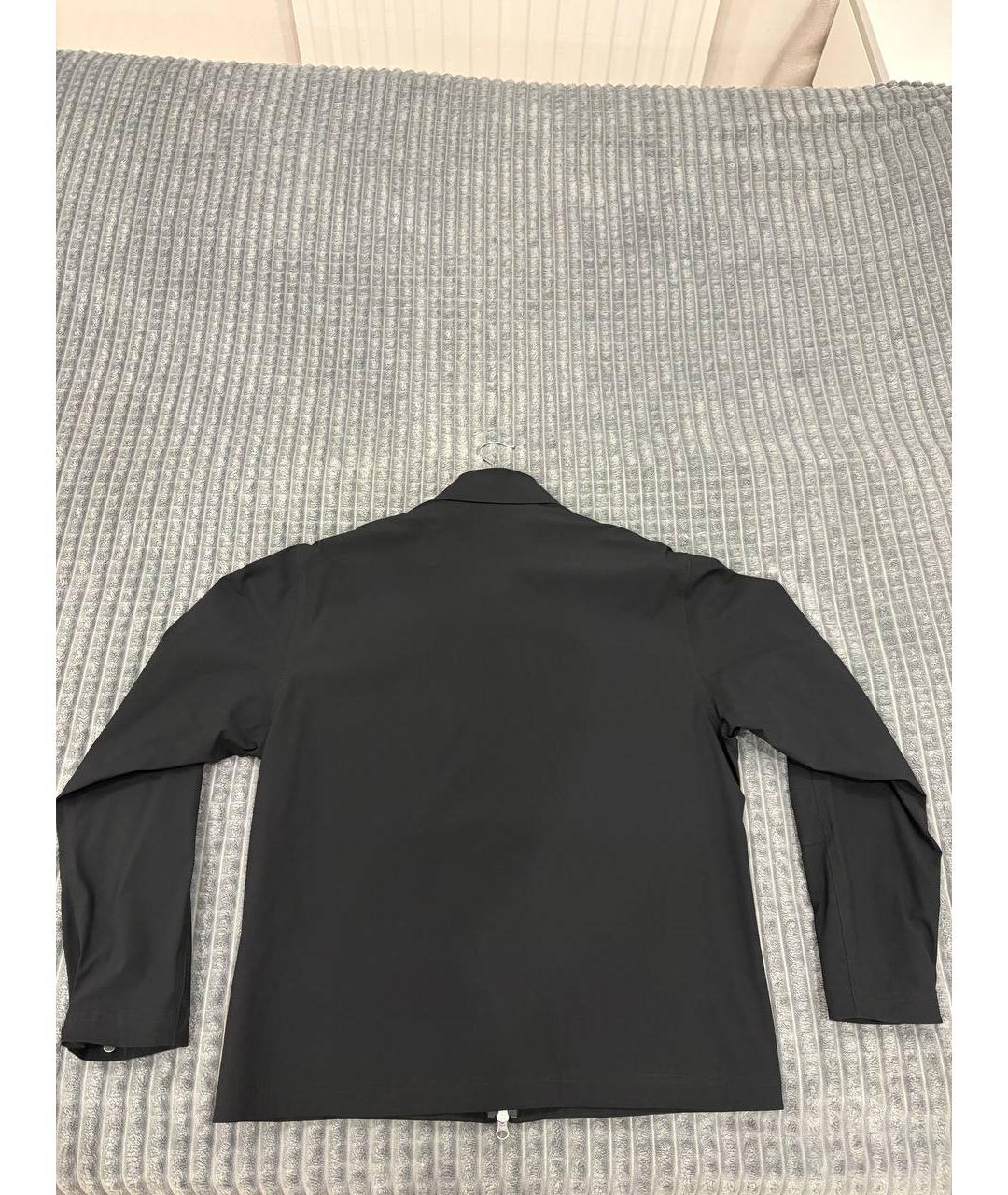 STONE ISLAND Черная полиамидовая куртка, фото 2