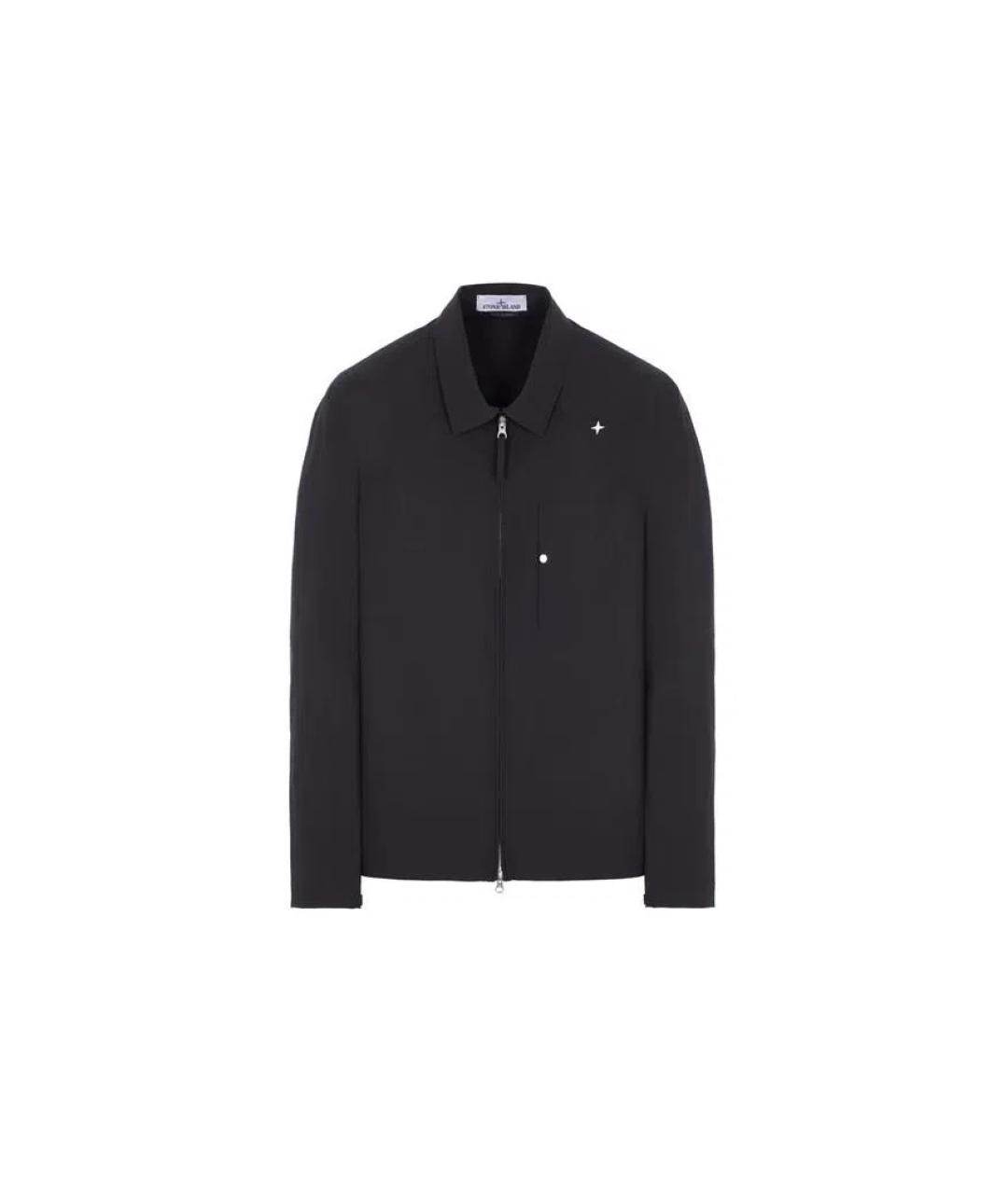 STONE ISLAND Черная полиамидовая куртка, фото 9