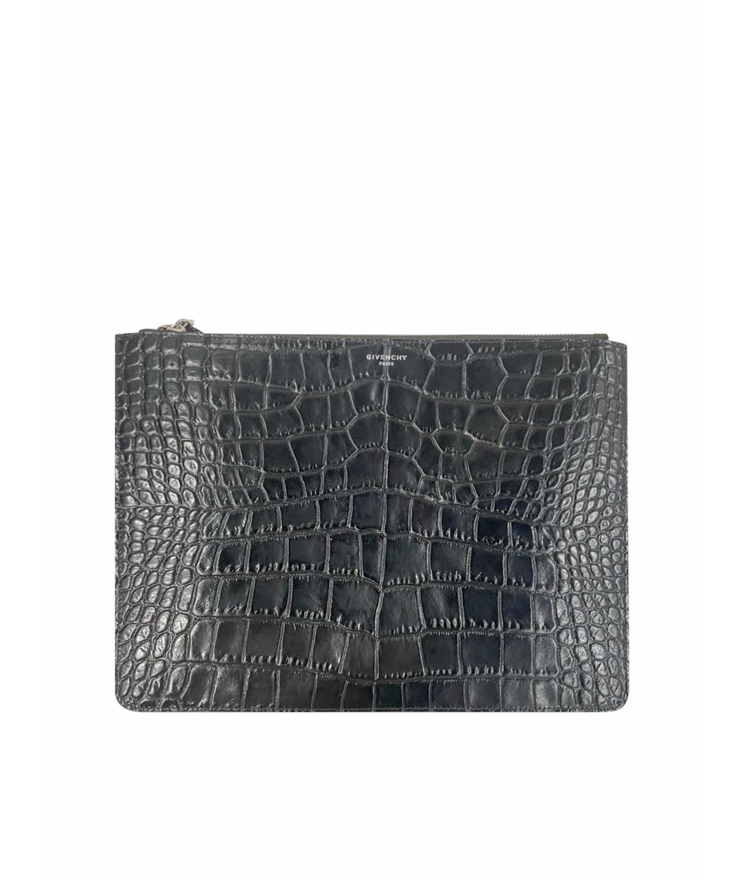 GIVENCHY Черная кожаная папка для документов, фото 9