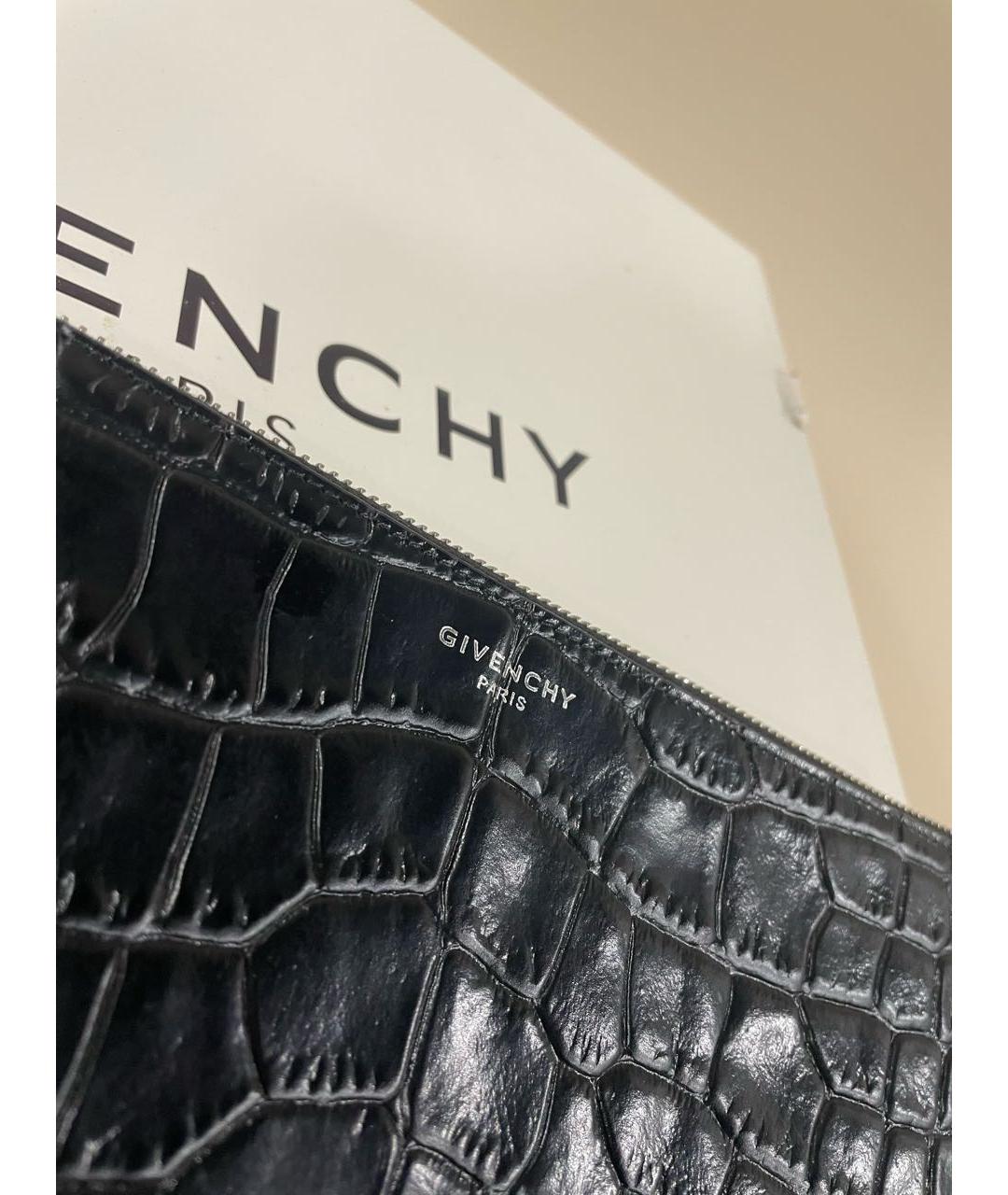 GIVENCHY Черная кожаная папка для документов, фото 3