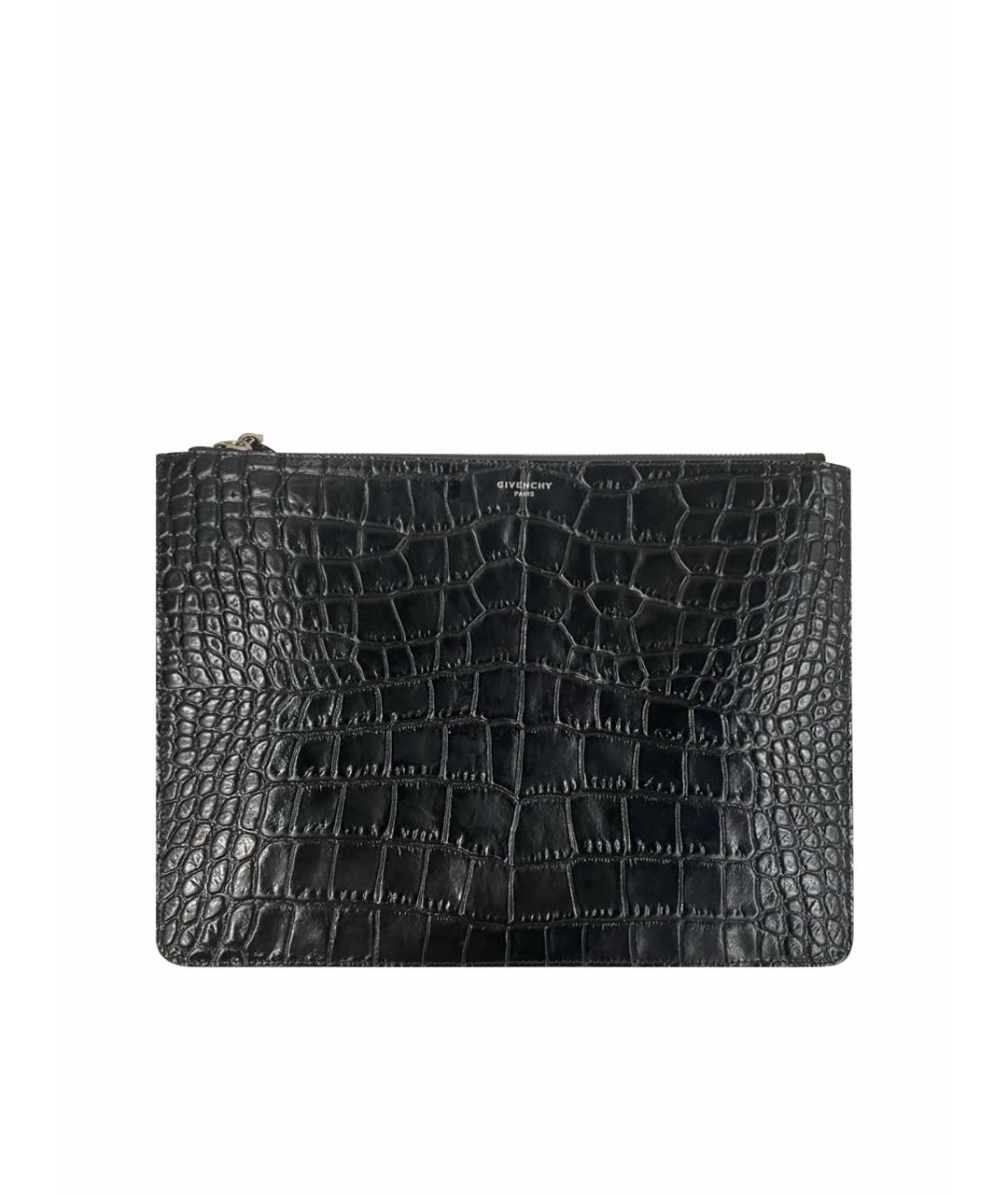 GIVENCHY Черная кожаная папка для документов, фото 1