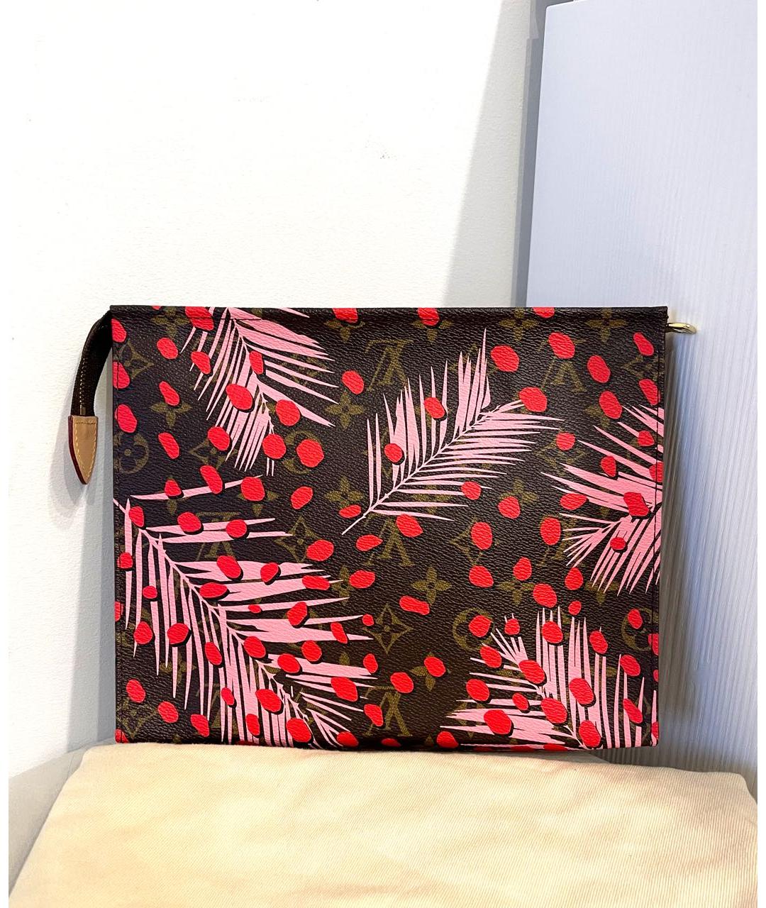 LOUIS VUITTON Коричневая косметичка, фото 2