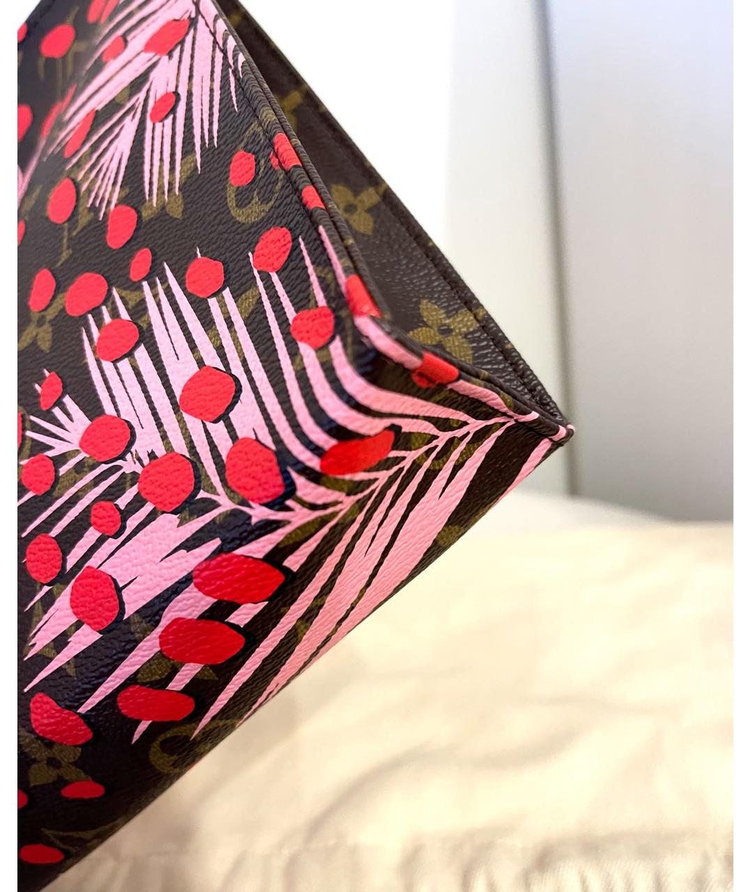 LOUIS VUITTON Коричневая косметичка, фото 4