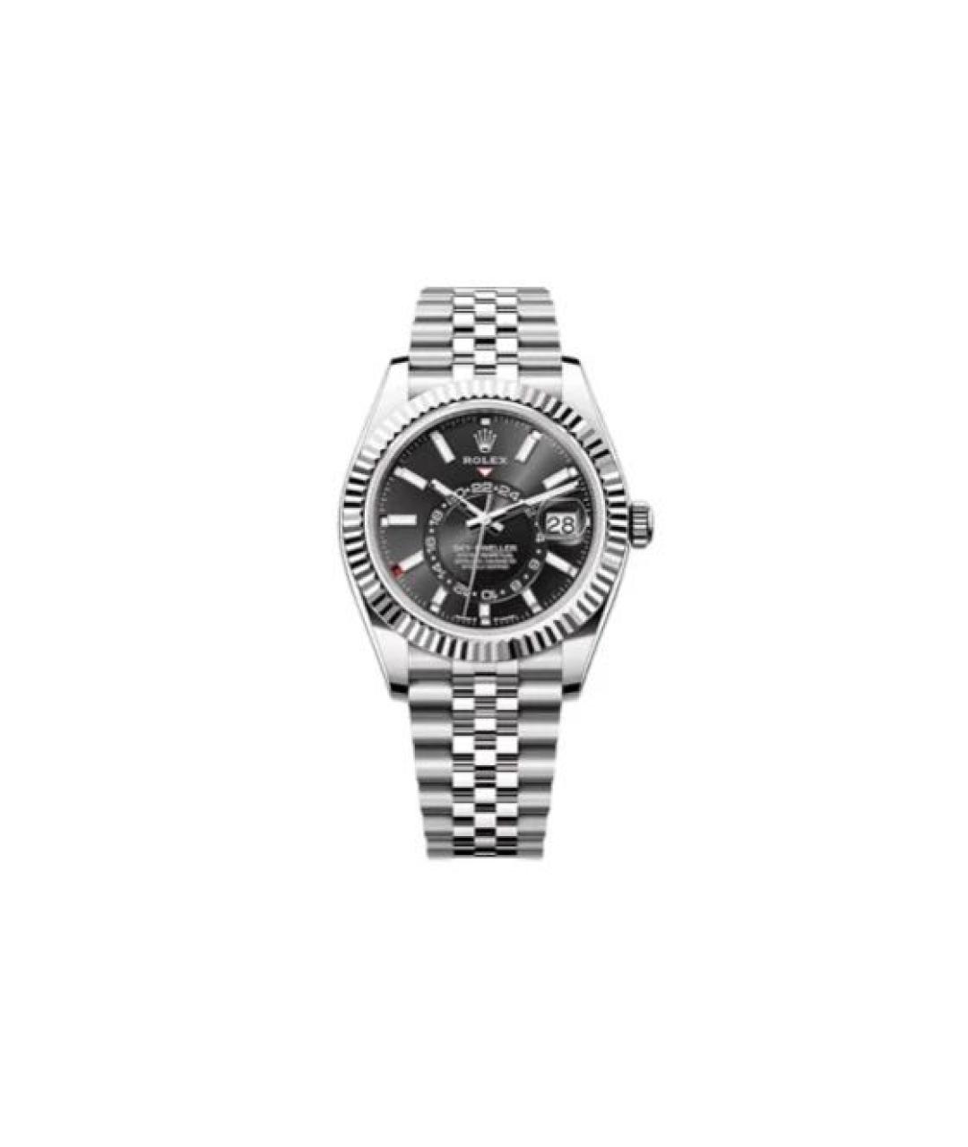 ROLEX Серебряные часы из белого золота, фото 8