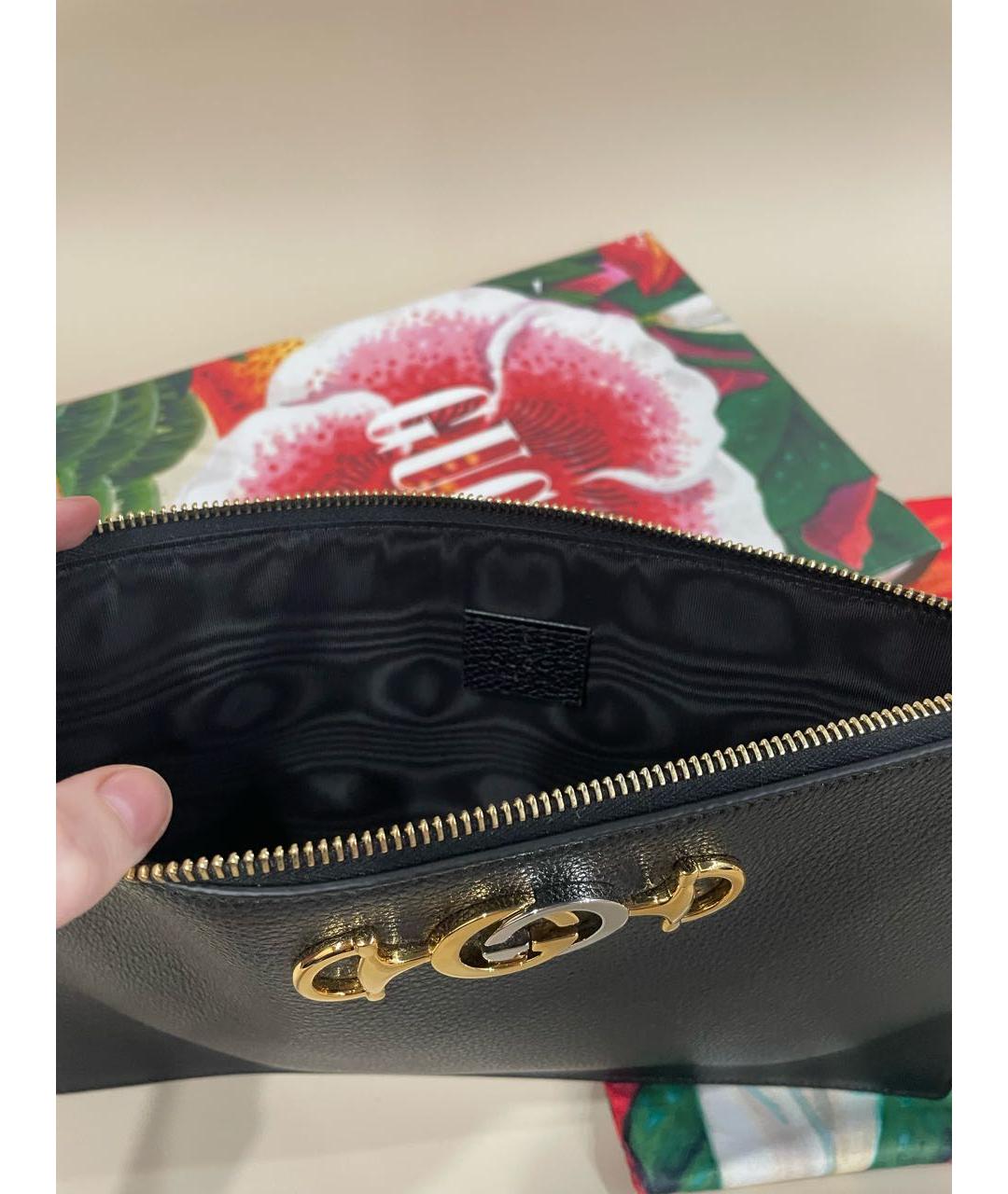 GUCCI Черная кожаная папка для документов, фото 4