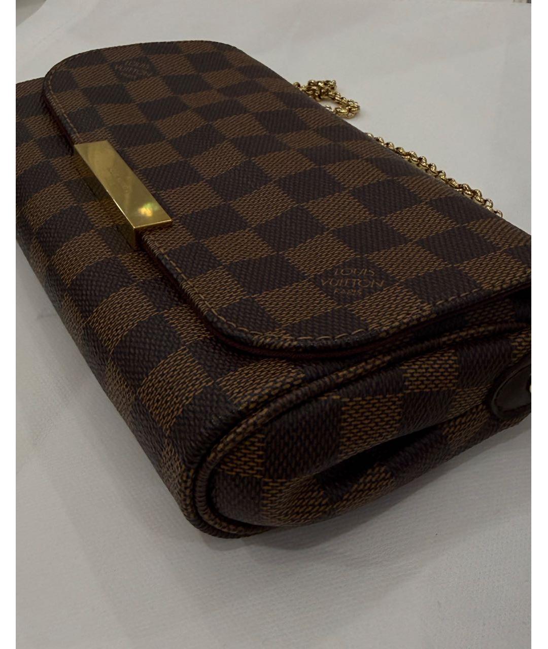 LOUIS VUITTON Коричневая сумка через плечо, фото 6