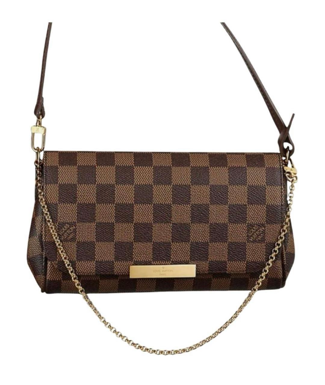 LOUIS VUITTON Коричневая сумка через плечо, фото 9