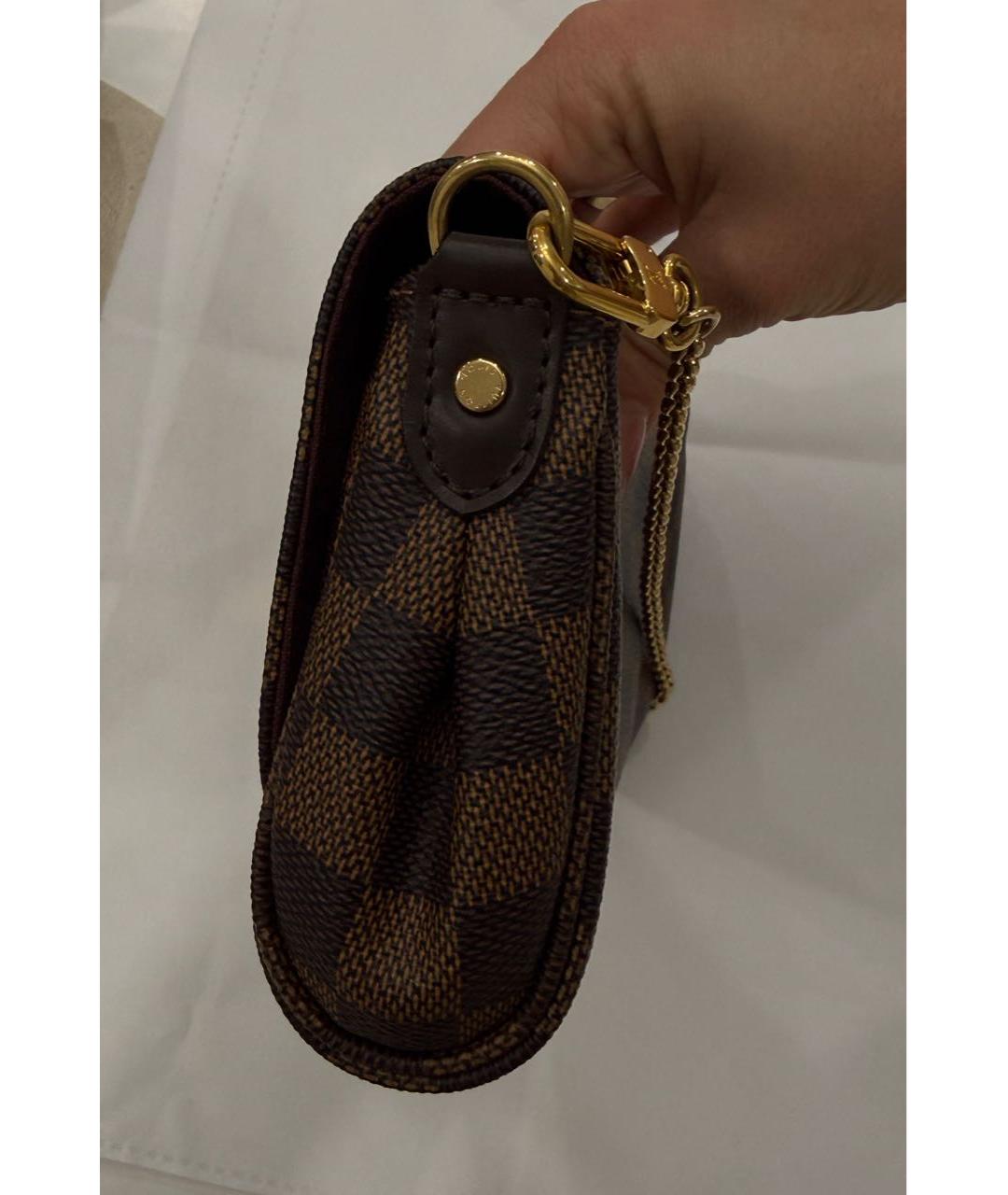 LOUIS VUITTON Коричневая сумка через плечо, фото 8