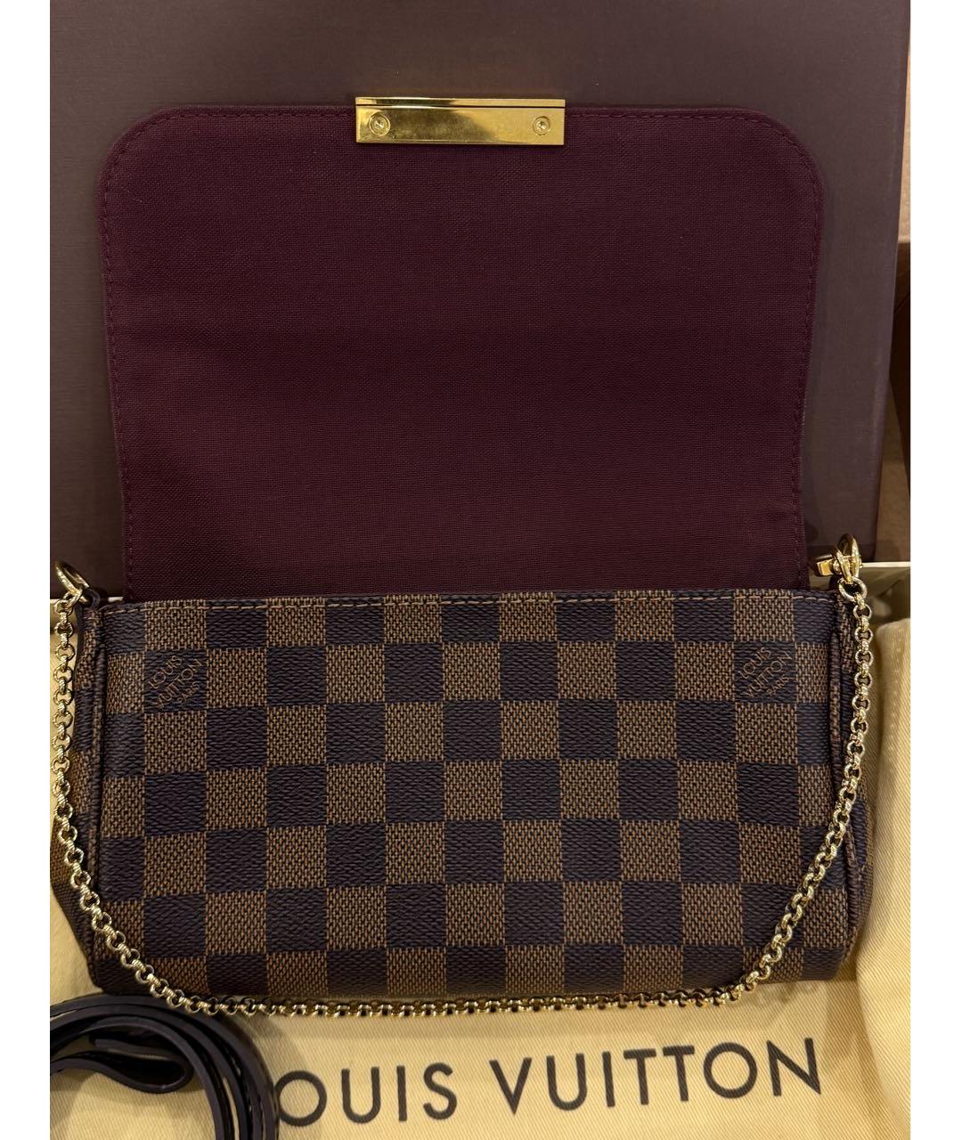 LOUIS VUITTON Коричневая сумка через плечо, фото 4