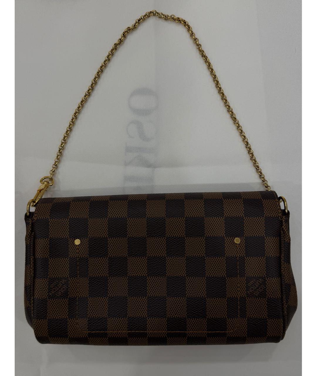 LOUIS VUITTON Коричневая сумка через плечо, фото 3