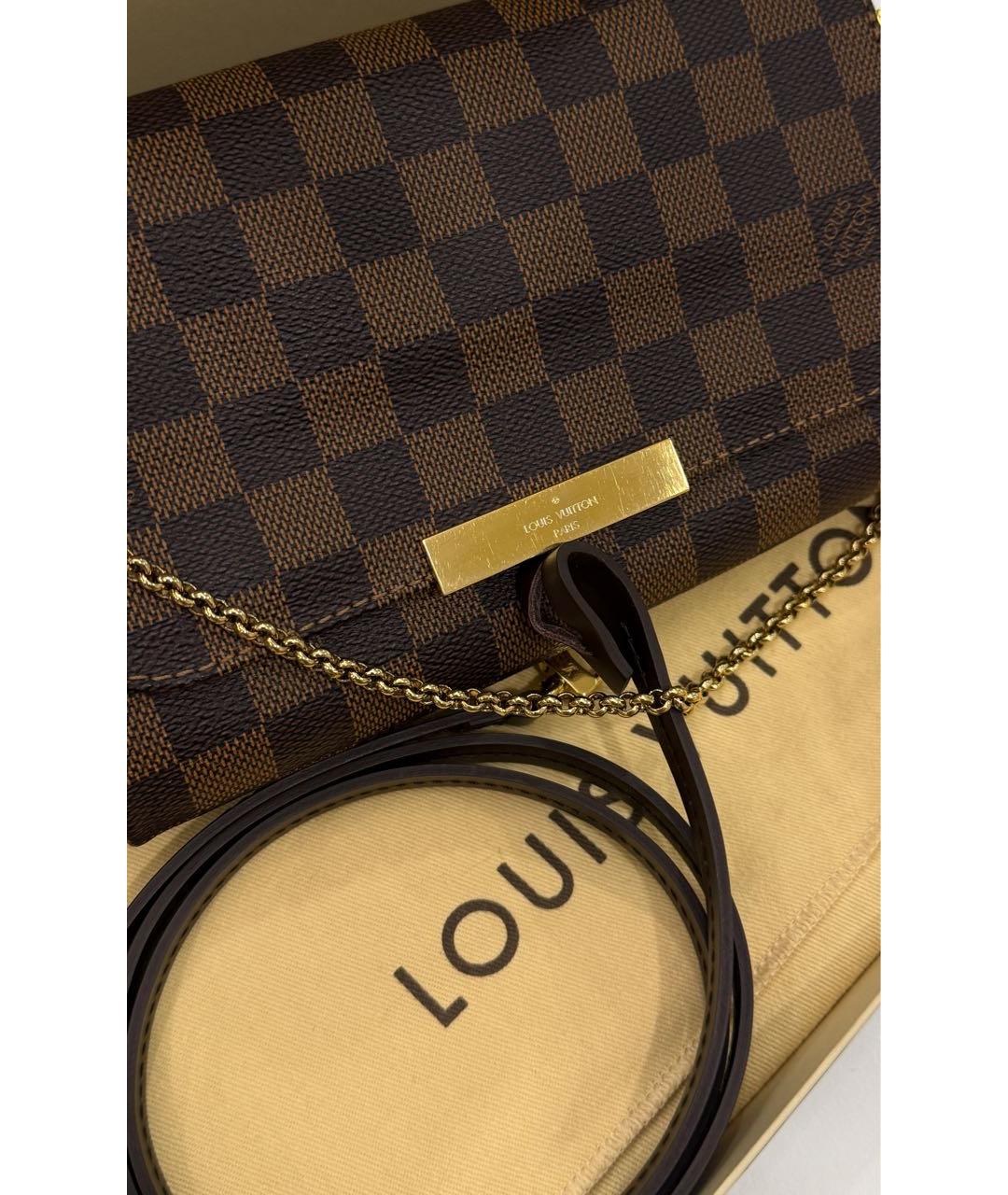 LOUIS VUITTON Коричневая сумка через плечо, фото 5