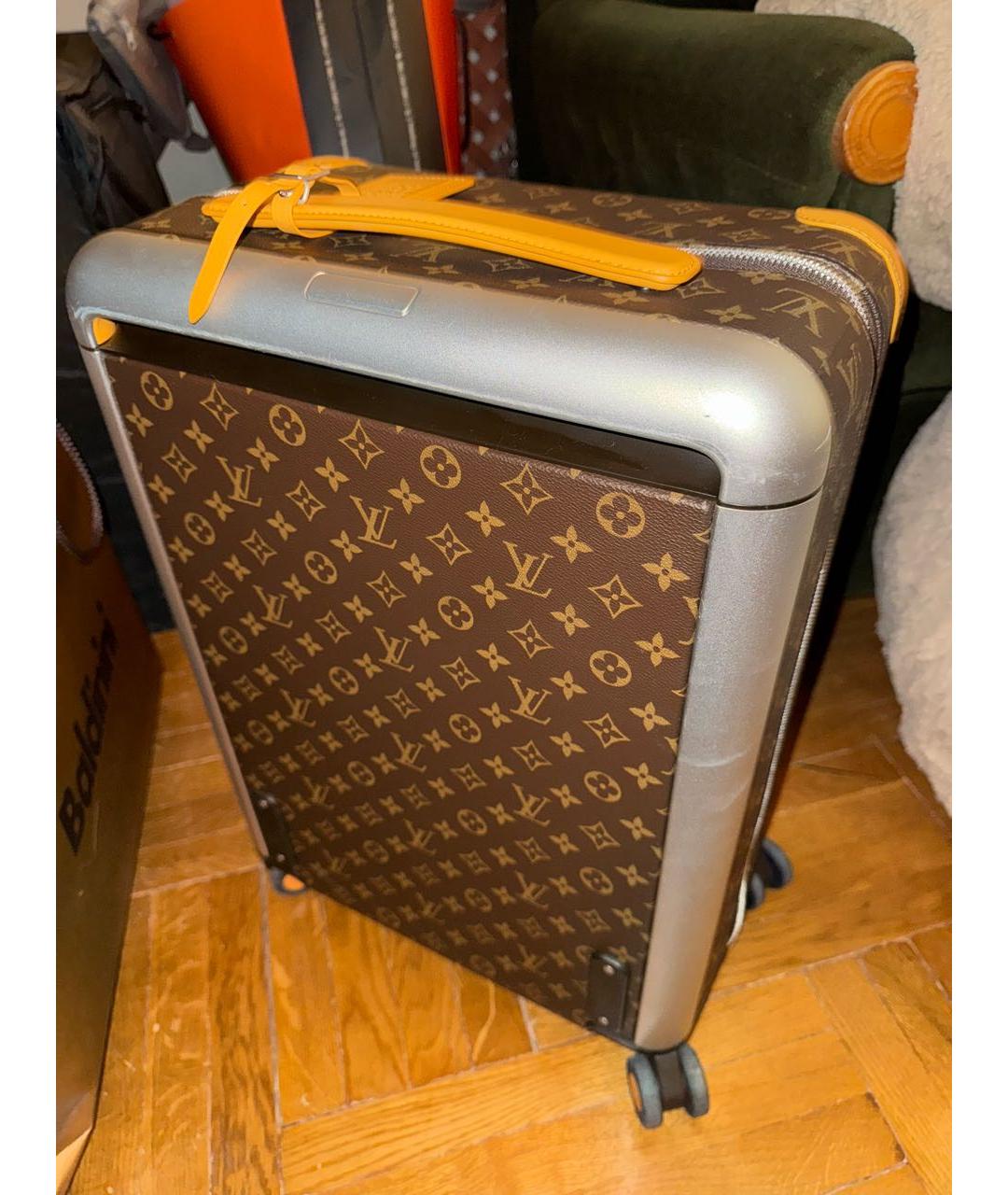 LOUIS VUITTON Коричневый чемодан, фото 2