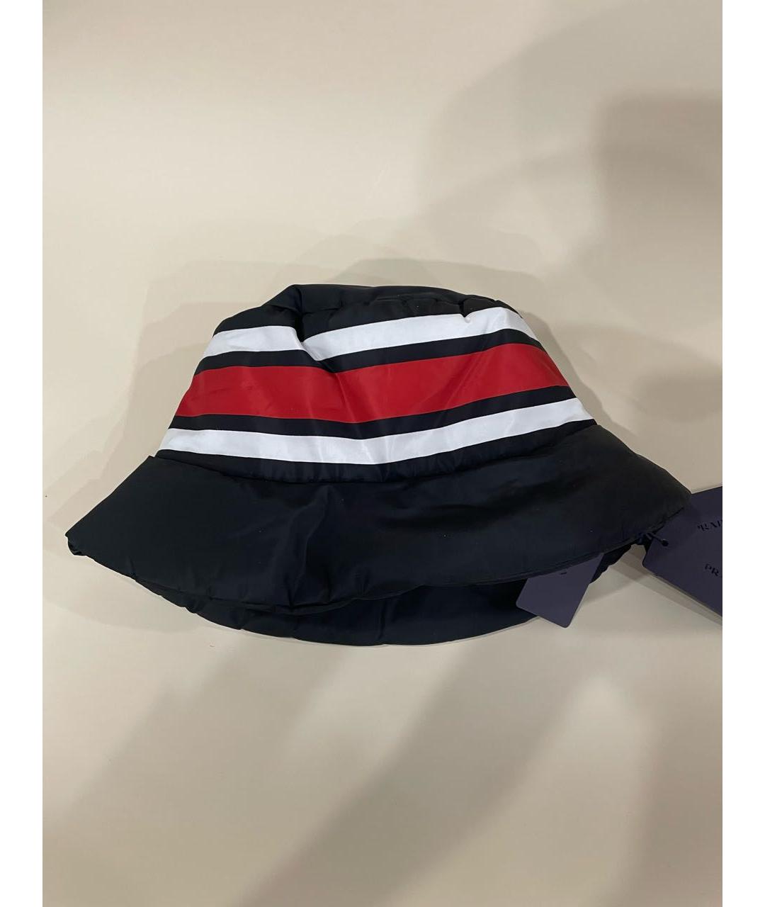 PRADA Черная синтетическая кепка/бейсболка, фото 2