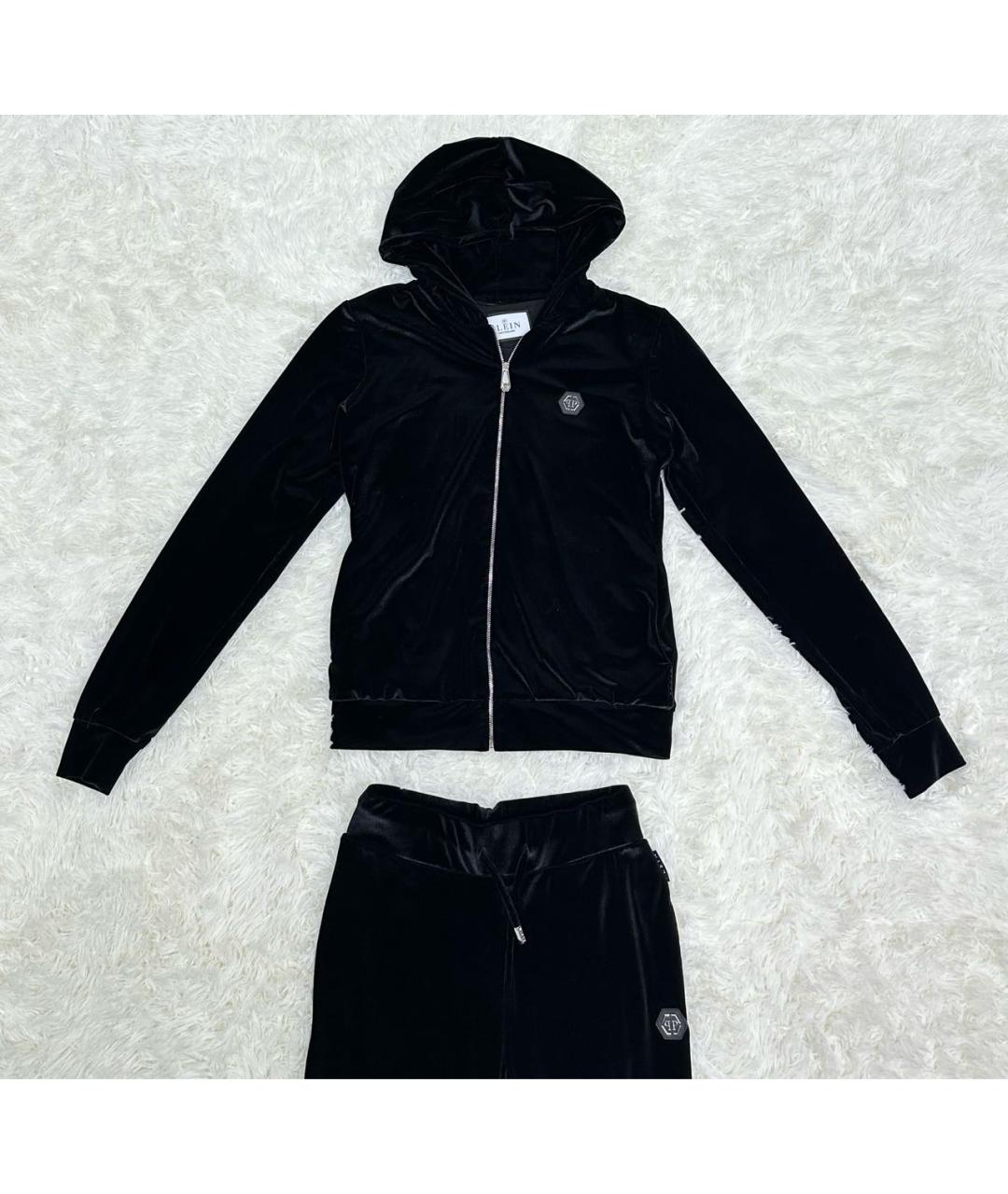 PHILIPP PLEIN Черный полиэстеровый спортивные костюмы, фото 2