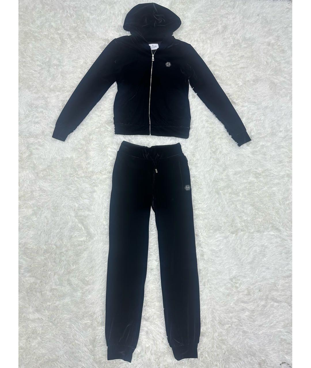 PHILIPP PLEIN Черный полиэстеровый спортивные костюмы, фото 9