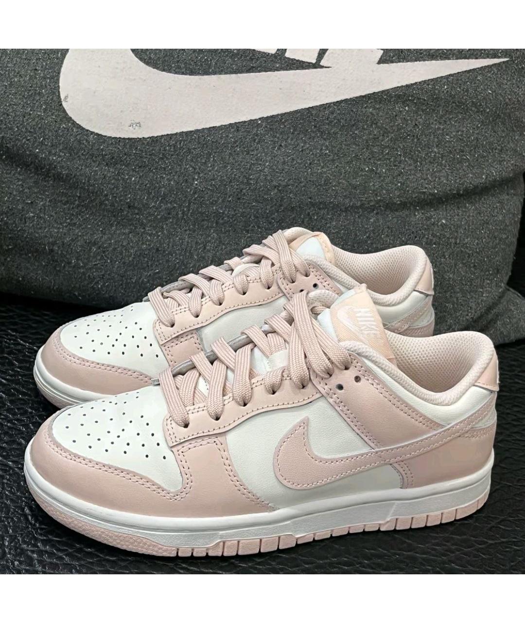 NIKE Розовые кожаные кроссовки, фото 2