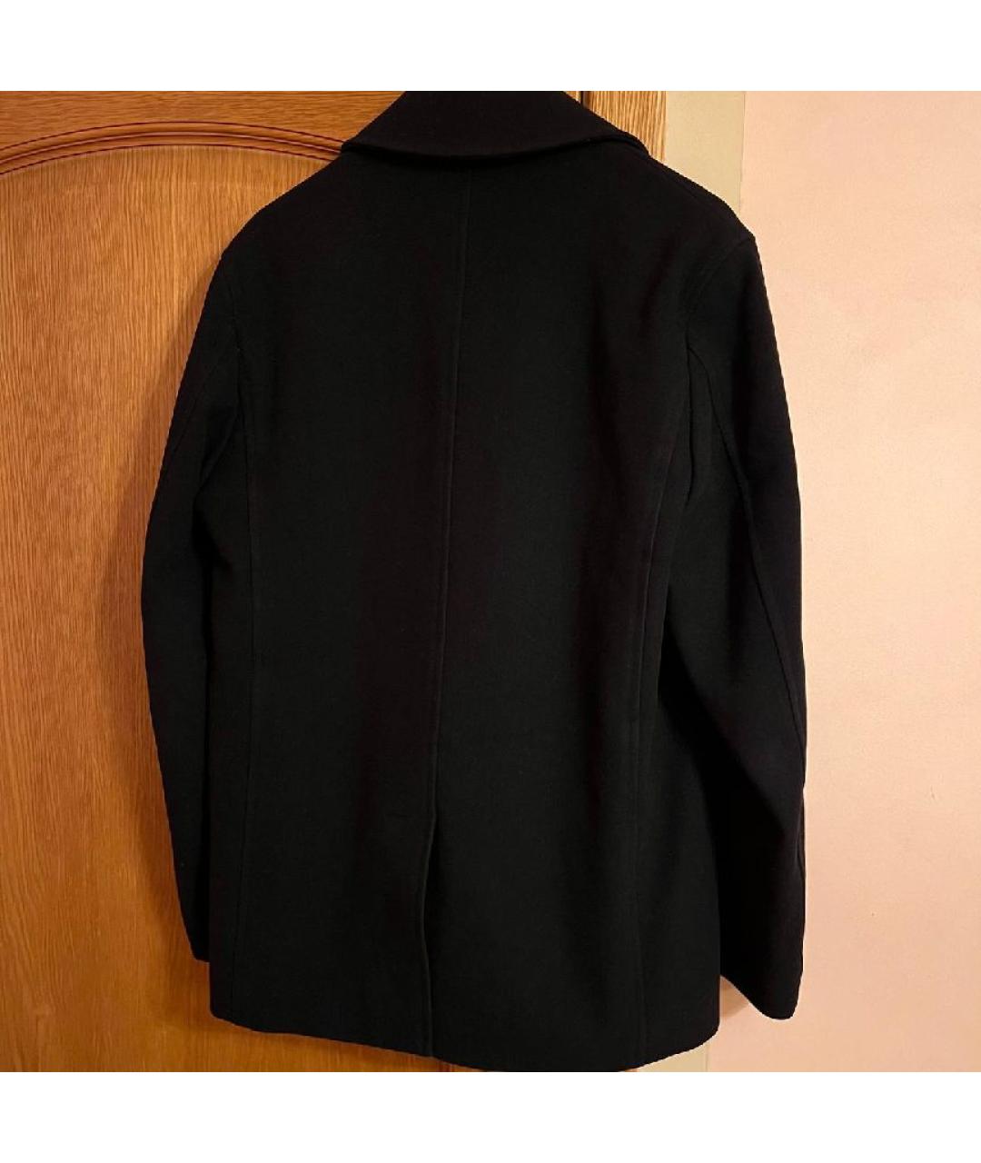 GUCCI Черное шерстяное пальто, фото 2
