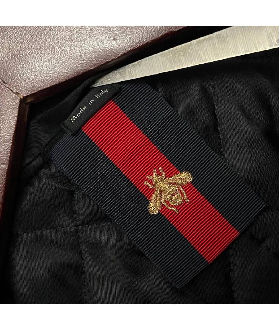 GUCCI Черное шерстяное пальто, фото 7