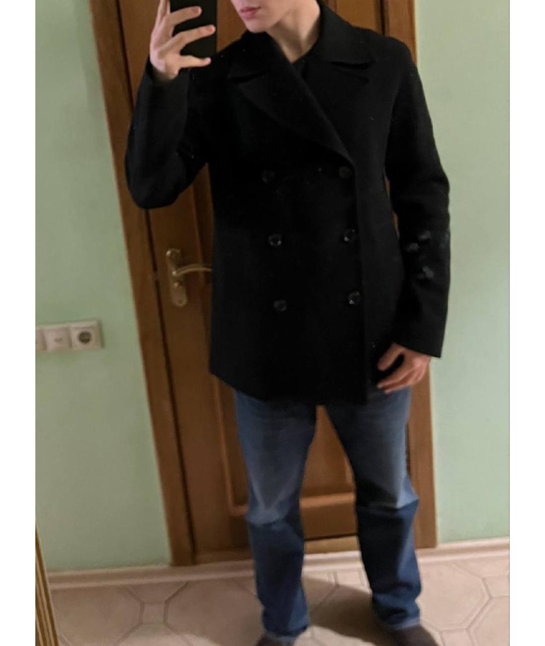 GUCCI Черное шерстяное пальто, фото 9
