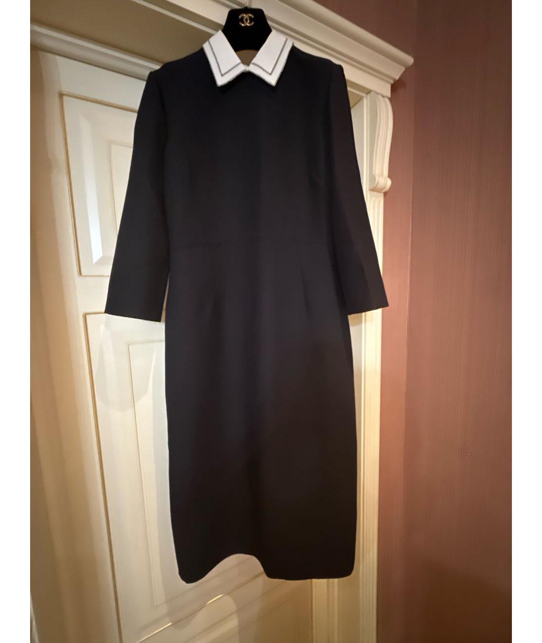 CHRISTIAN DIOR Черное шелковое платье, фото 5