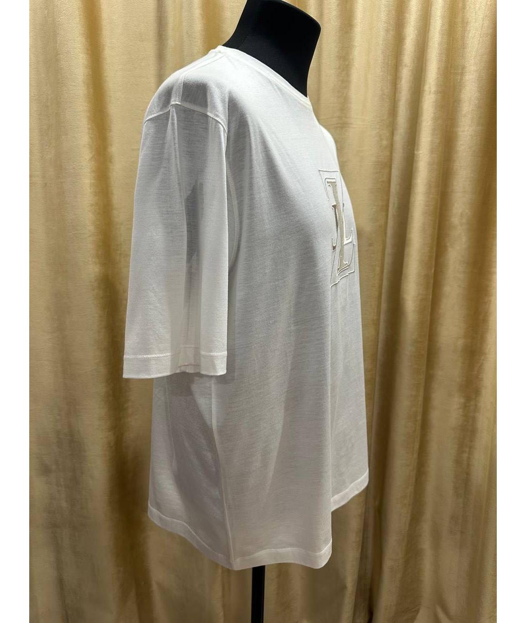 ZILLI Белая хлопковая футболка, фото 3