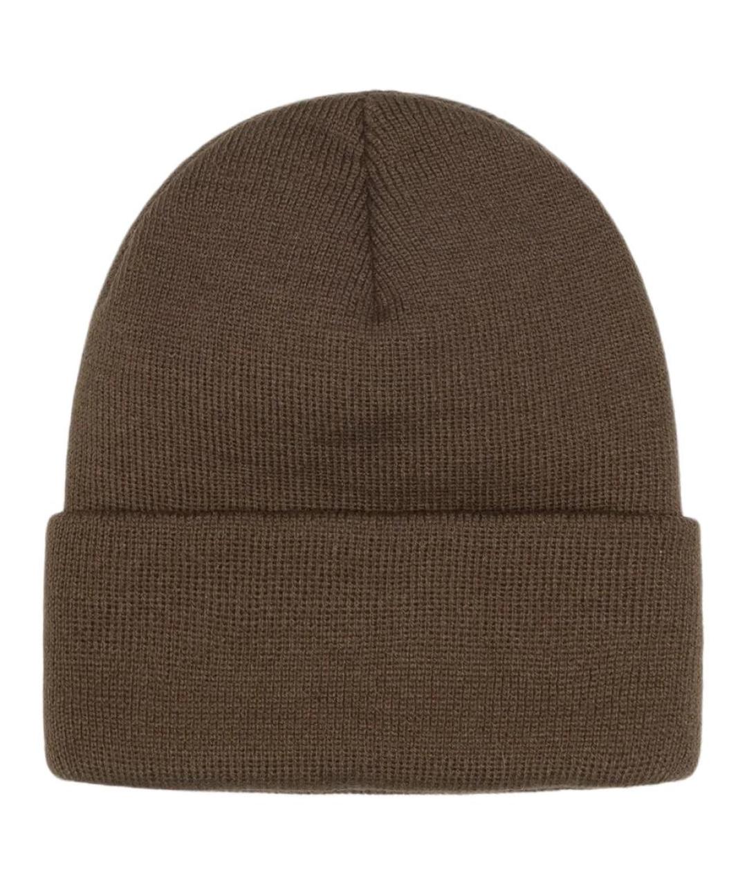 STUSSY Коричневая синтетическая шапка, фото 2